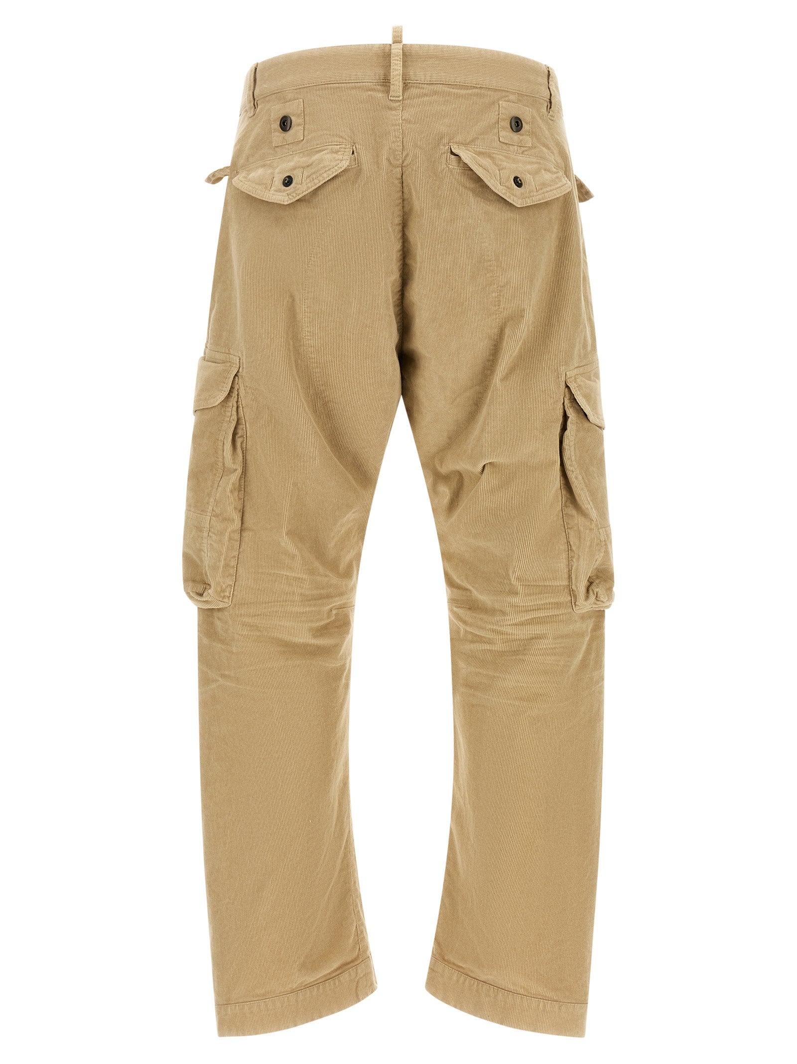 Dsquared² Beige Cotton Cargo Men's Pants