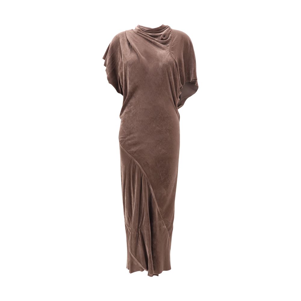 Rick Owens Brown Viscose Casual Women's Dress