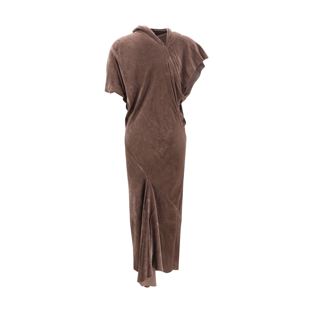 Rick Owens Brown Viscose Casual Women's Dress