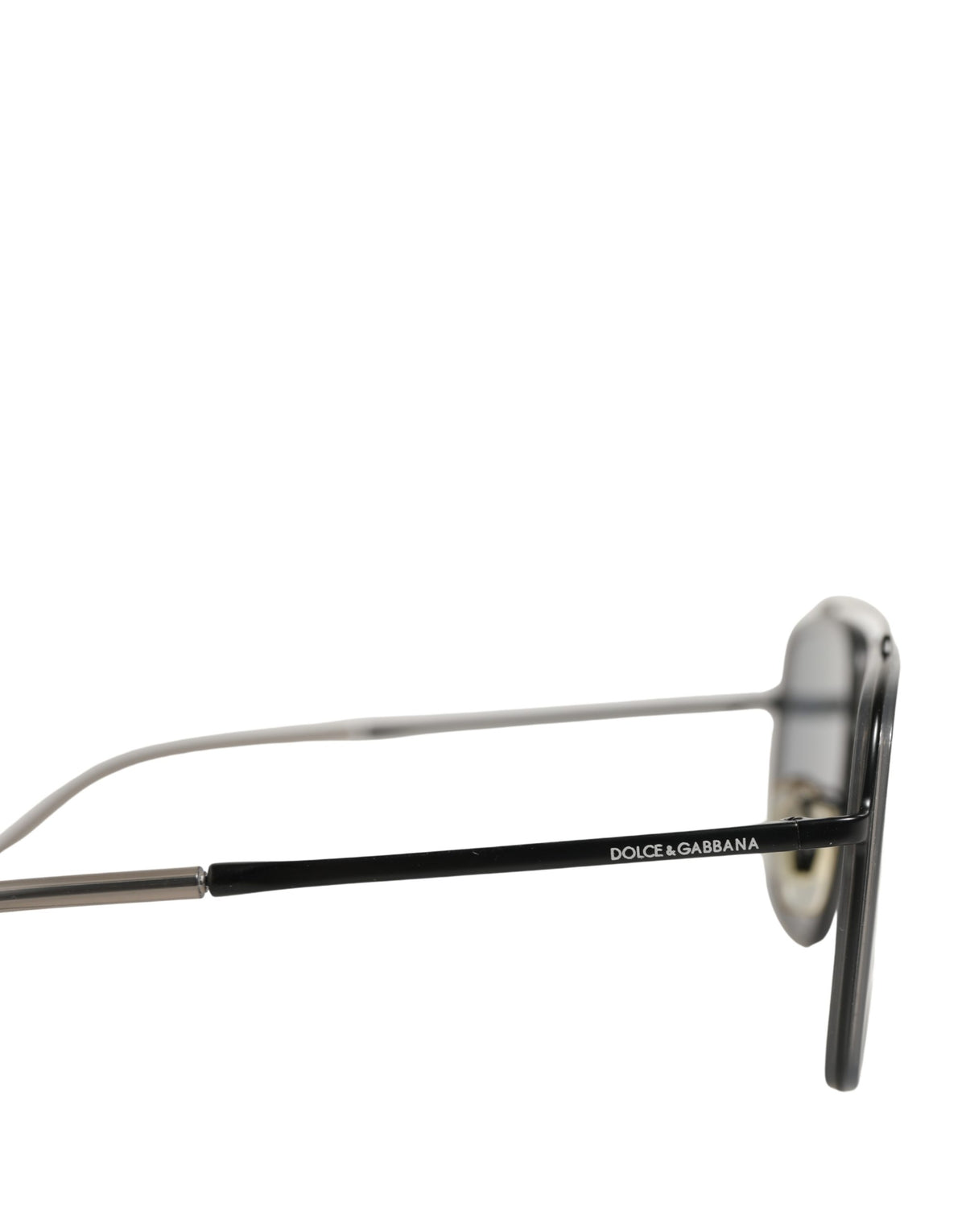 Dolce & Gabbana Women DG2262 Black Metal Square Frame Eyewear Women's Sunglasses (Pre-Owned)