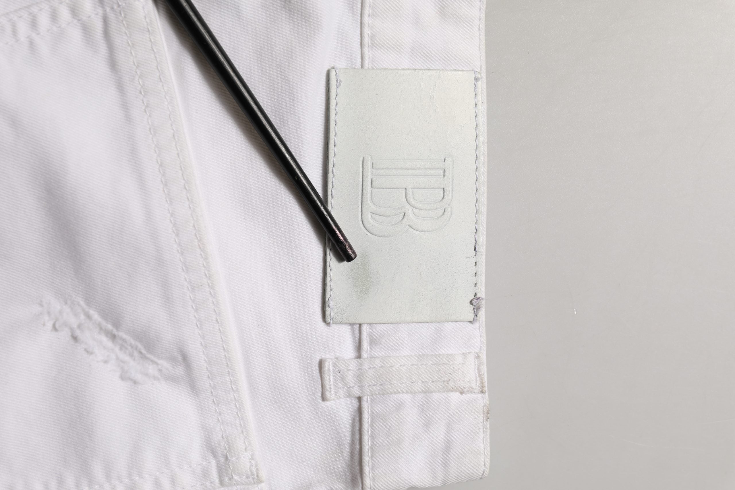 Pierre Balmain White Cotton Stretch Skinny Denim Trouser Women's Jeans (Pre-Owned)