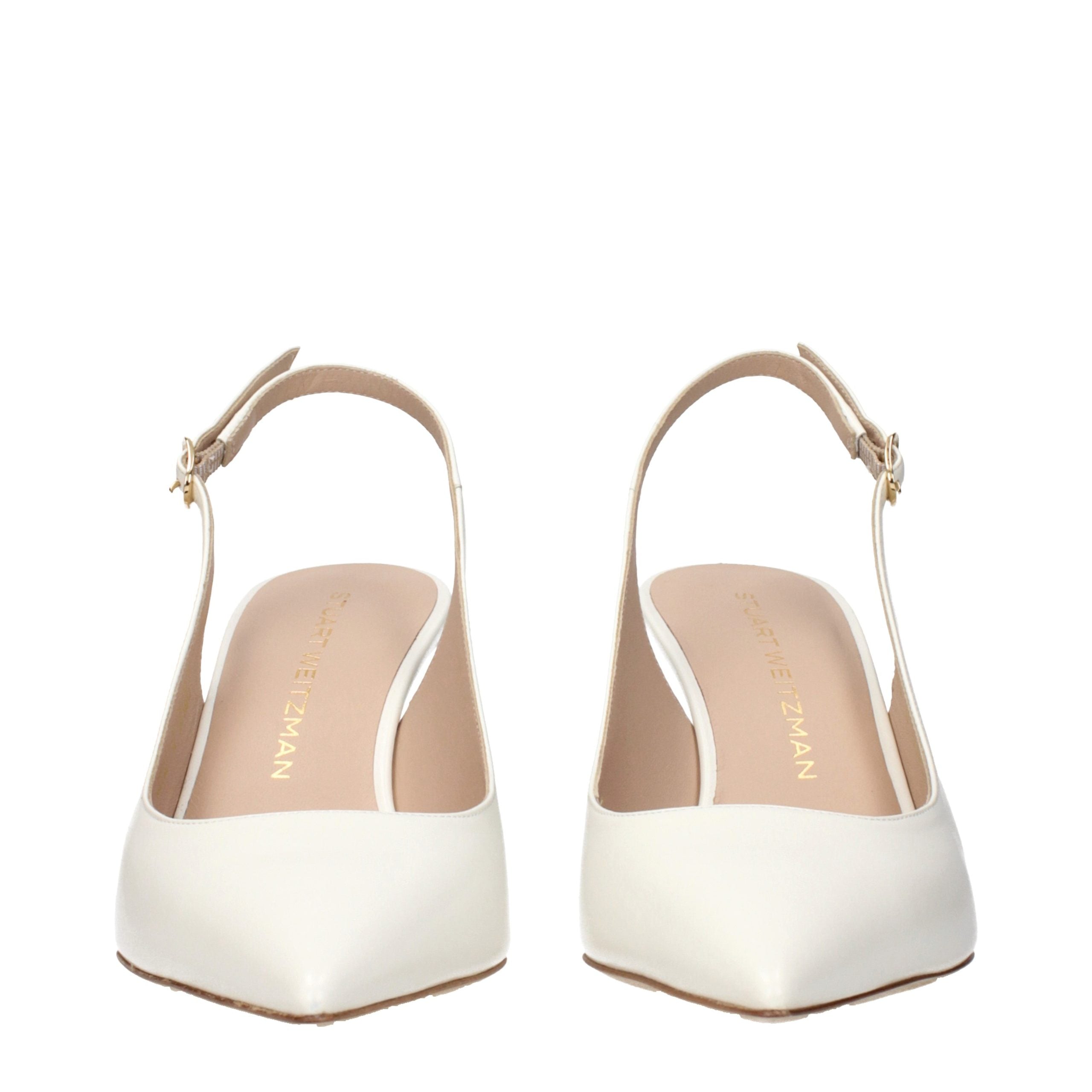 Stuart Weitzman Beige Leather High Heel Women's Pumps