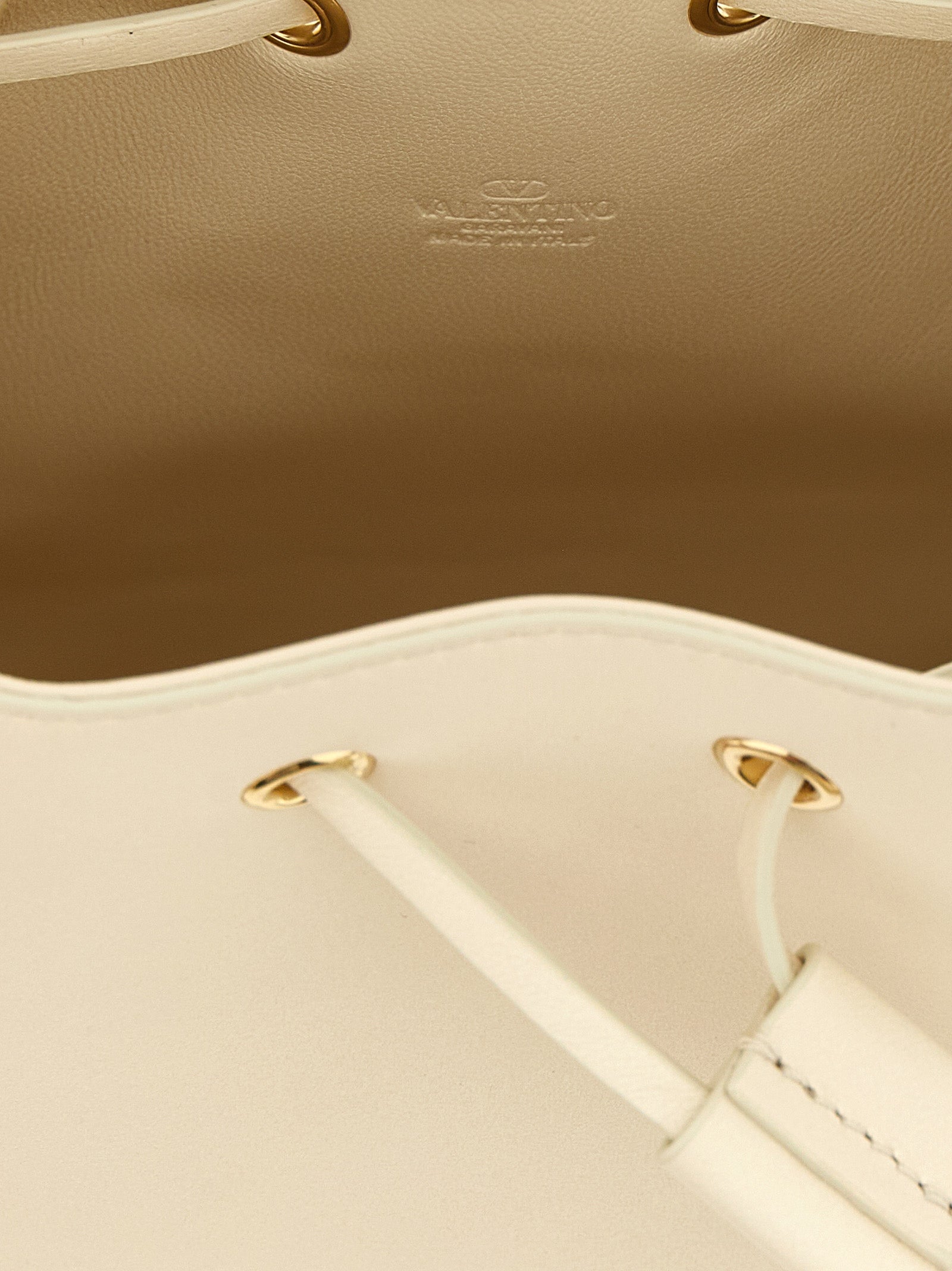 Valentino Garavani White Lamb Leather Crossbody Women's Bag