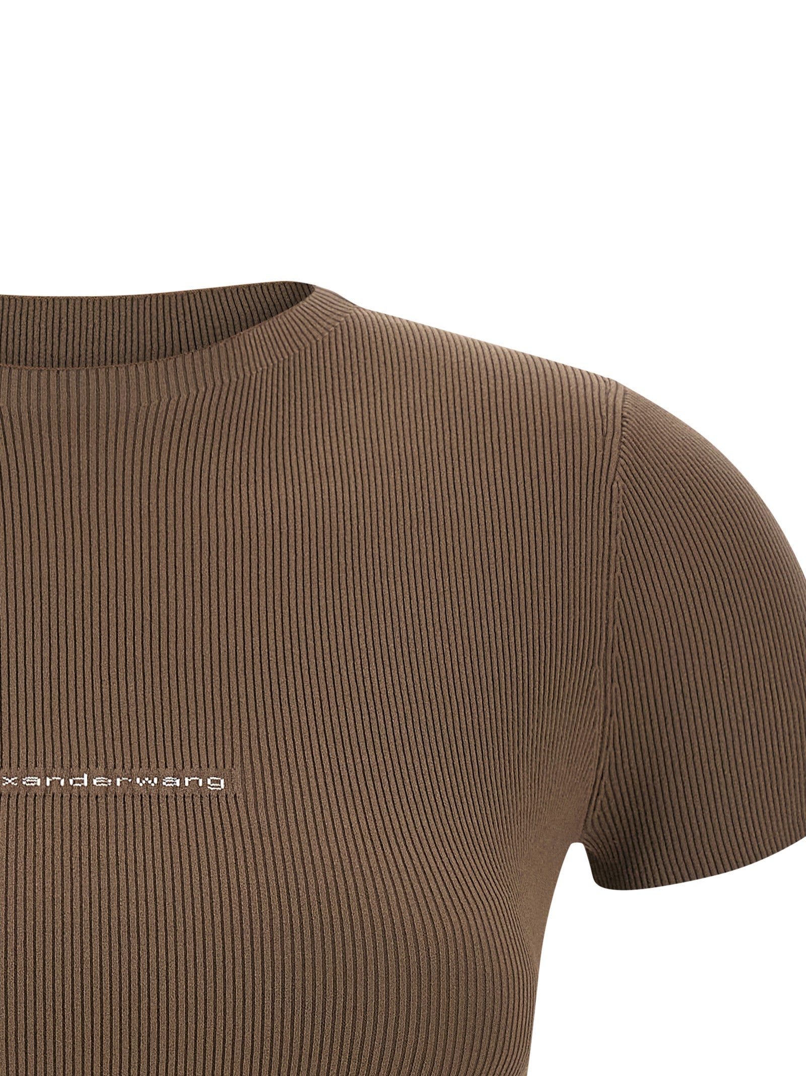Alexander Wang Brown Polyamide Women's T-Shirt