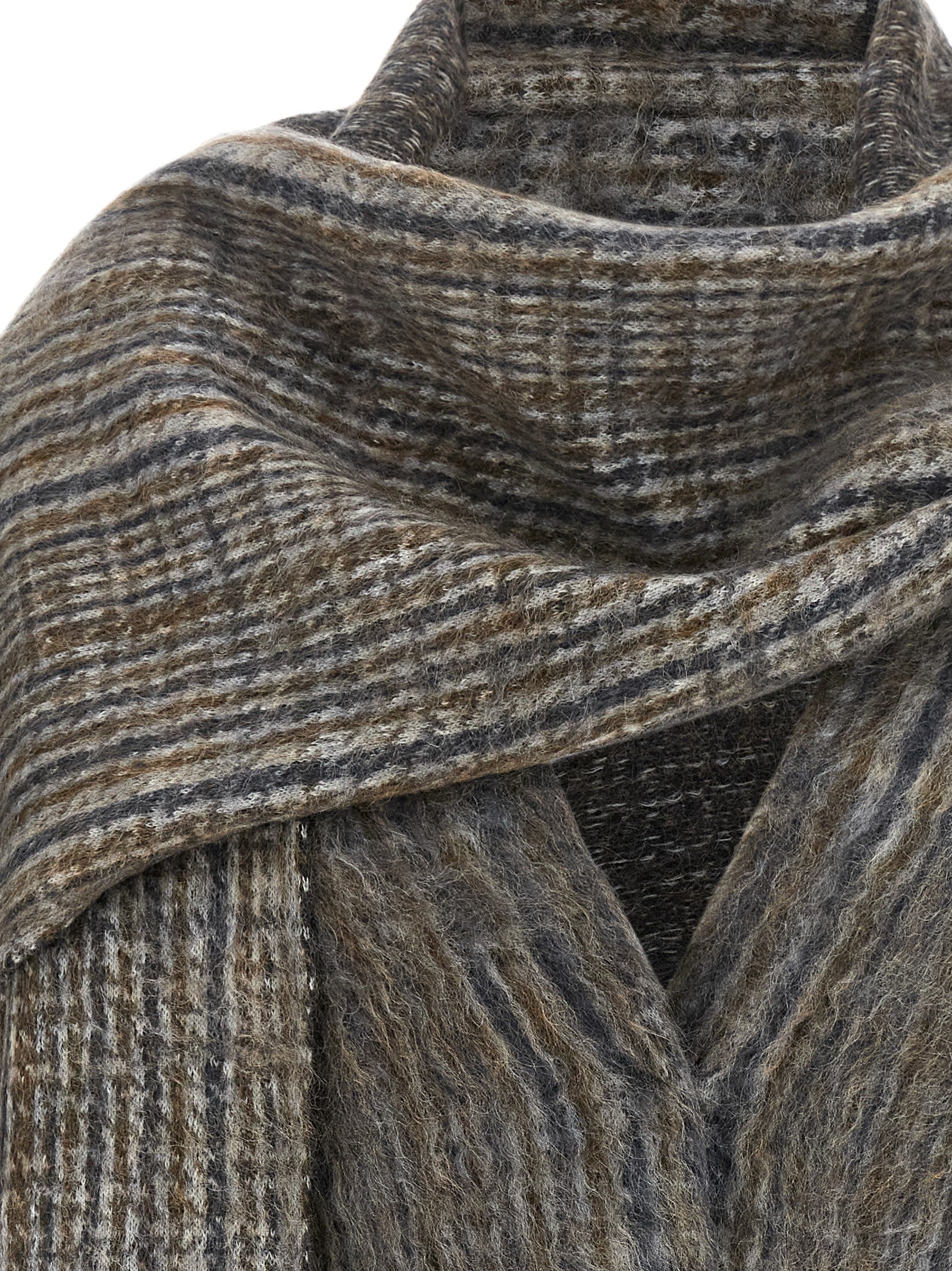 Brunello Cucinelli Gray Wool Women's Cardigan