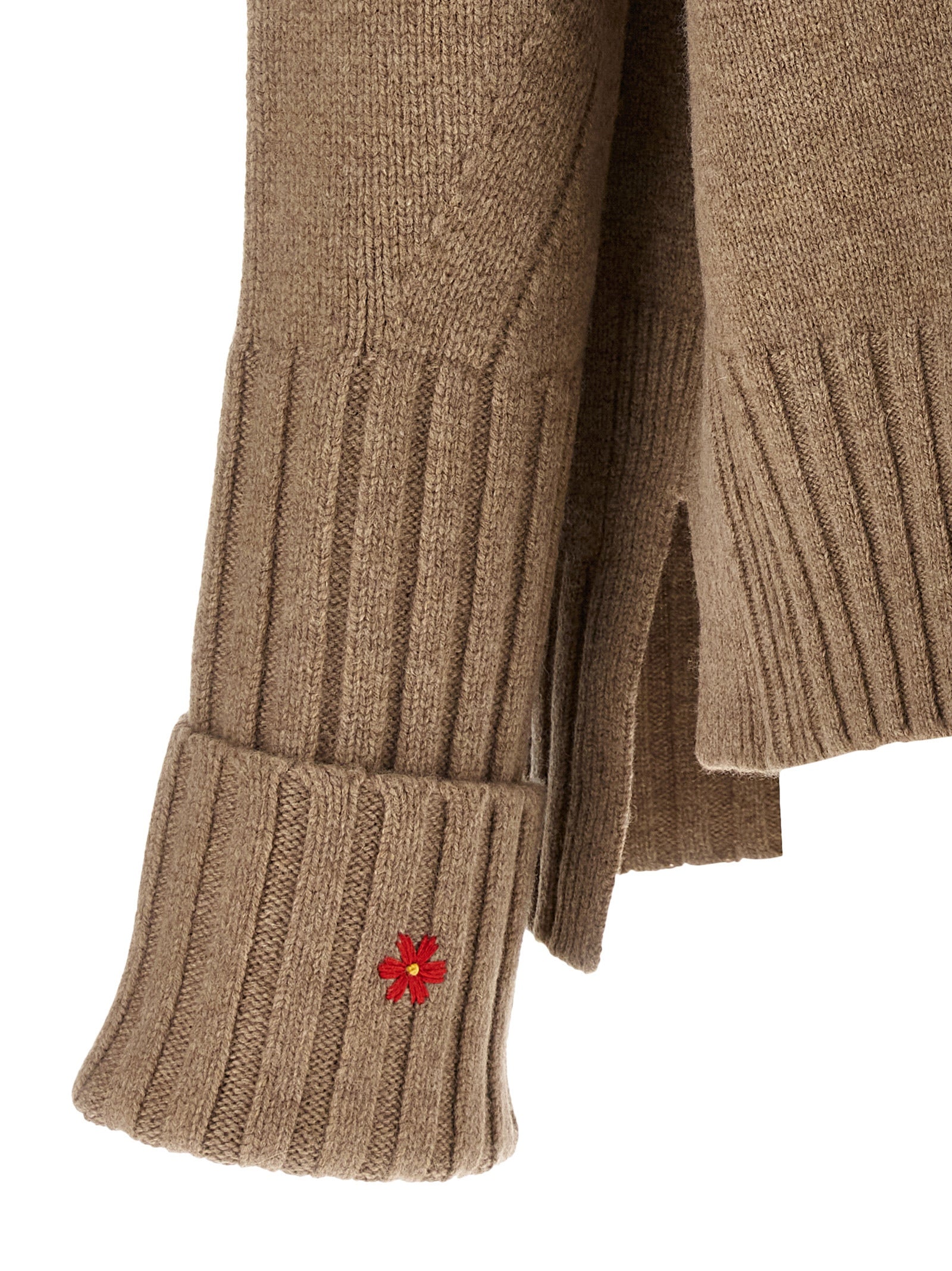 Tory Burch Beige Wool Women's Cardigan