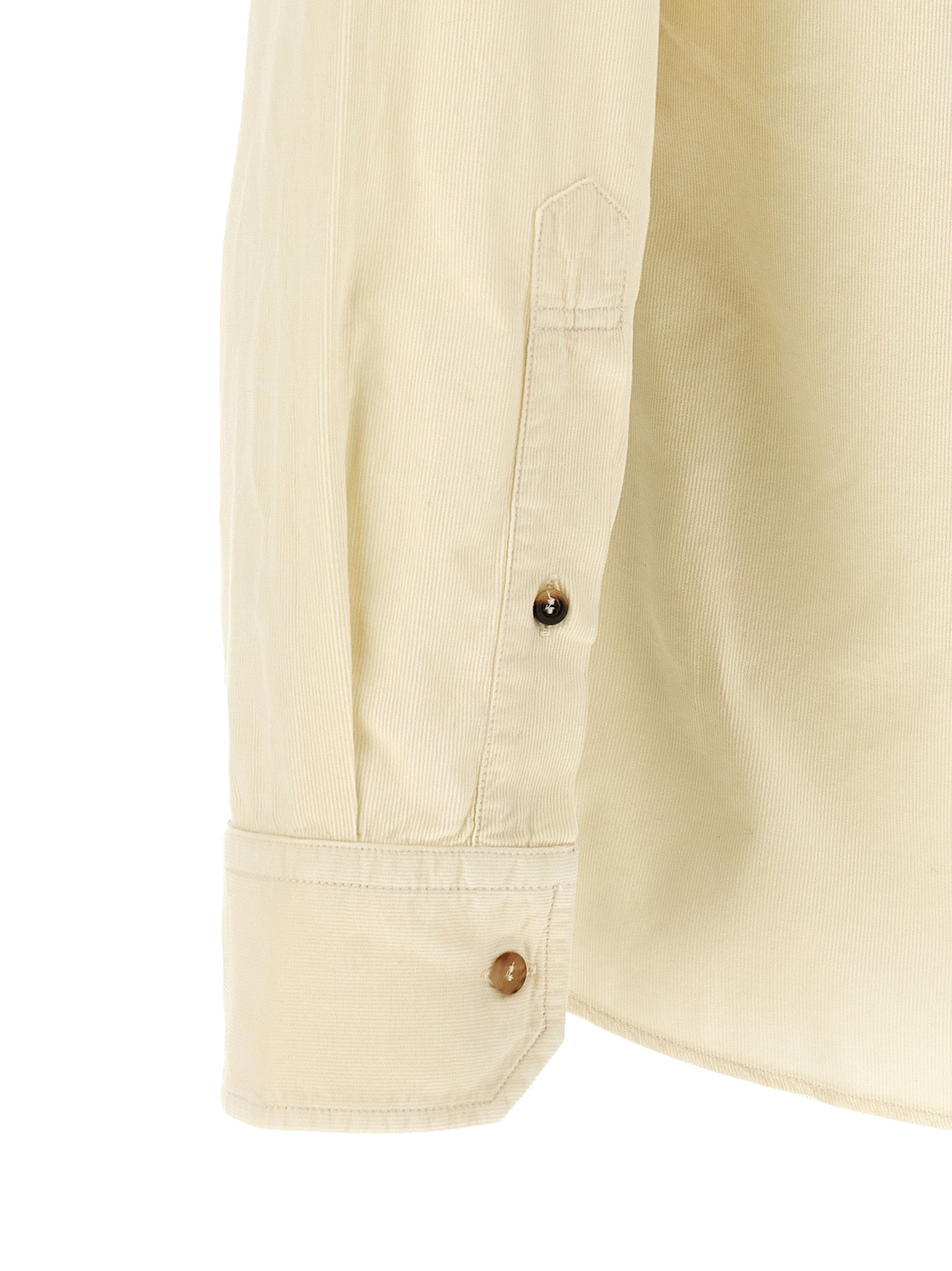 Brunello Cucinelli White Cotton Men's Blouse
