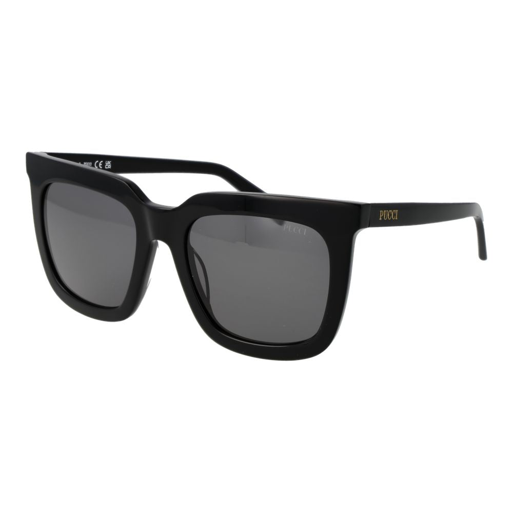 Emilio Pucci Black Acetate Women's Sunglasses