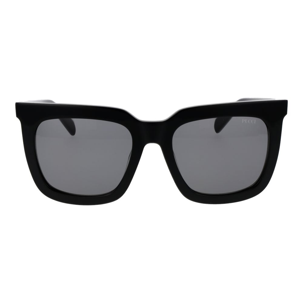 Emilio Pucci Black Acetate Women's Sunglasses