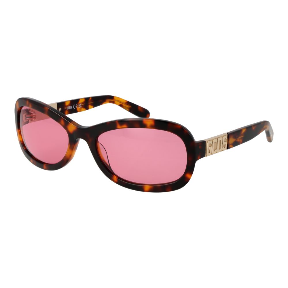 GCDS Brown Acetate  Sunglasses