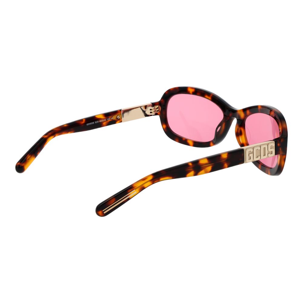 GCDS Brown Acetate  Sunglasses
