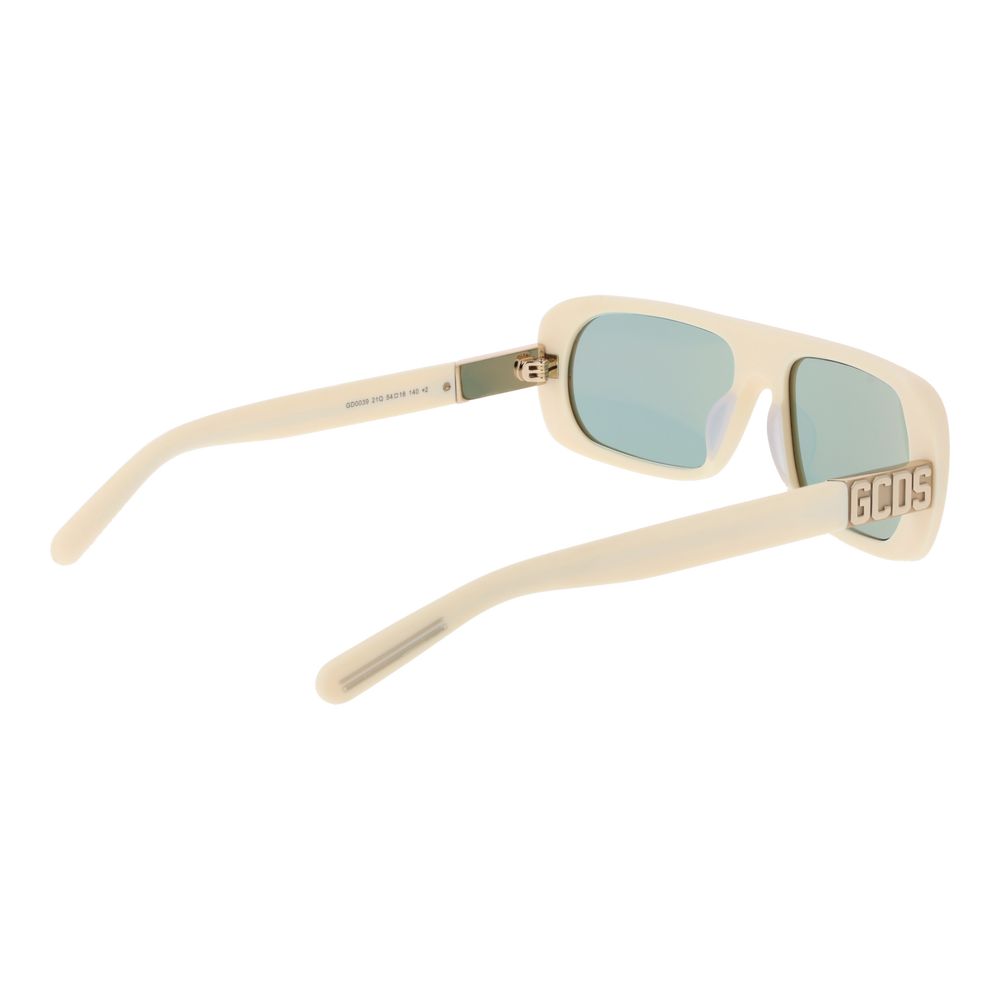 GCDS Beige Acetate  Sunglasses