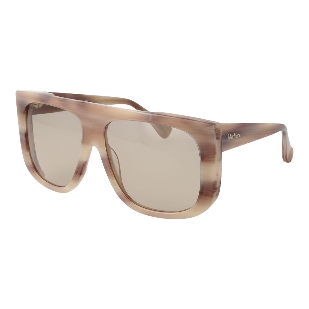 Max Mara Beige Acetate Women's Sunglasses