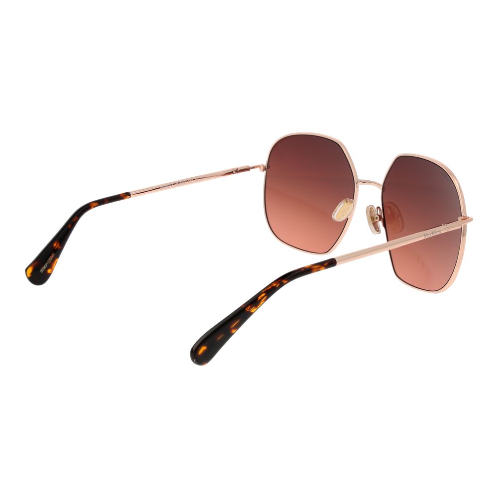 Max Mara Rose Gold Metal Women's Sunglasses