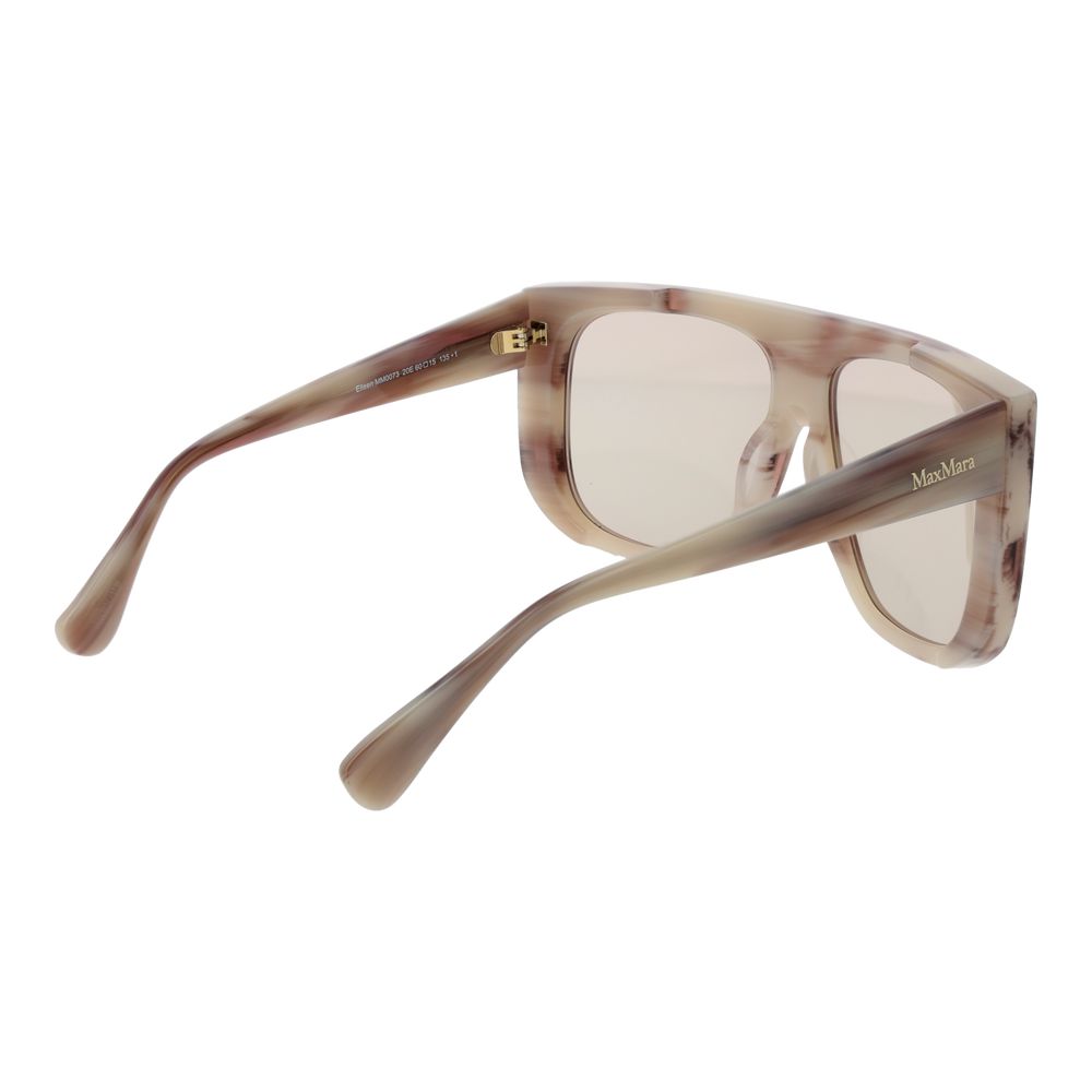 Max Mara Beige Acetate Women's Sunglasses