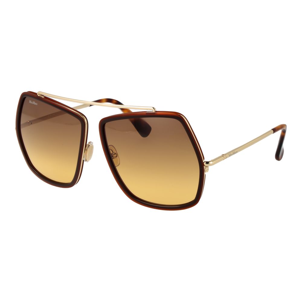 Max Mara Brown Metal Women's Sunglasses