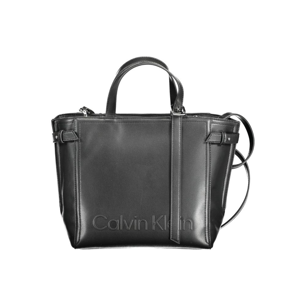 Calvin Klein Black Polyester Women Women's Handbag