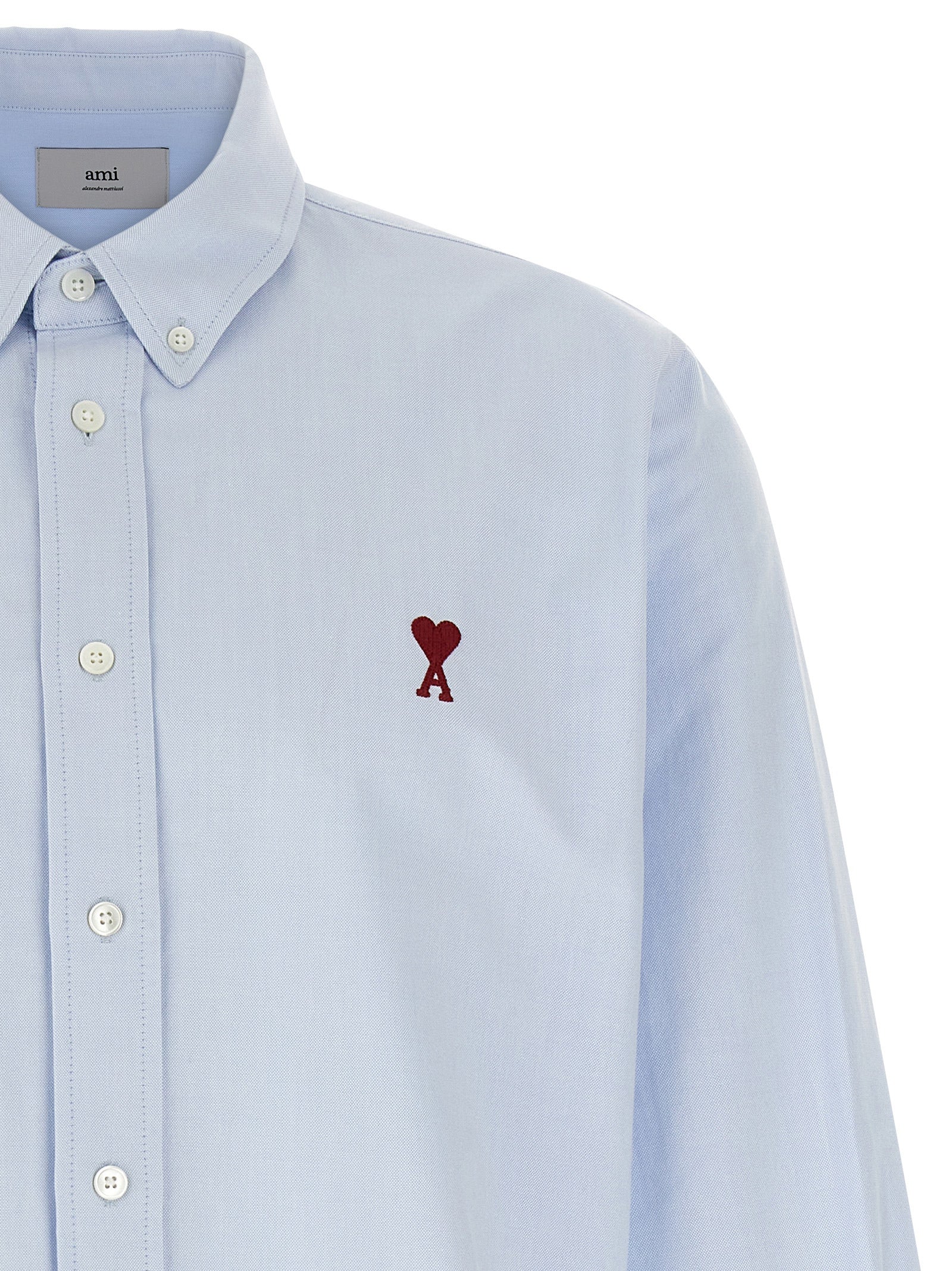 Ami Paris Blue Cotton Men's Blouse