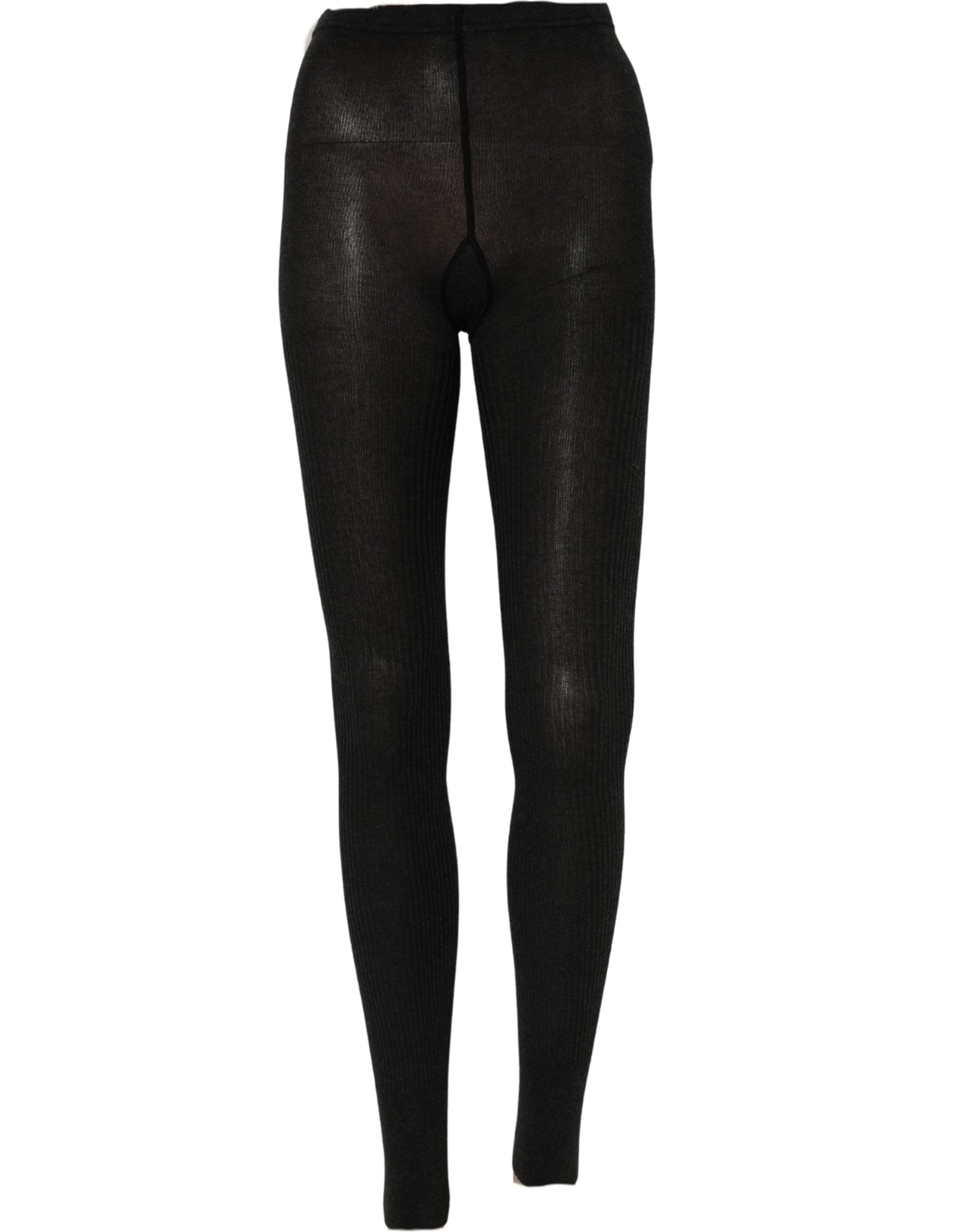 Dolce & Gabbana Gray Cotton Tights Stocking Pantyhose Women's Socks