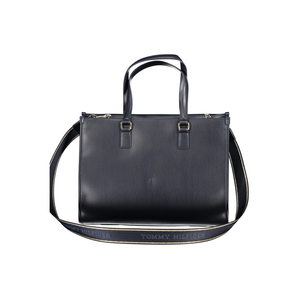 Tommy Hilfiger Blue Polyurethane Women's Women's Bag