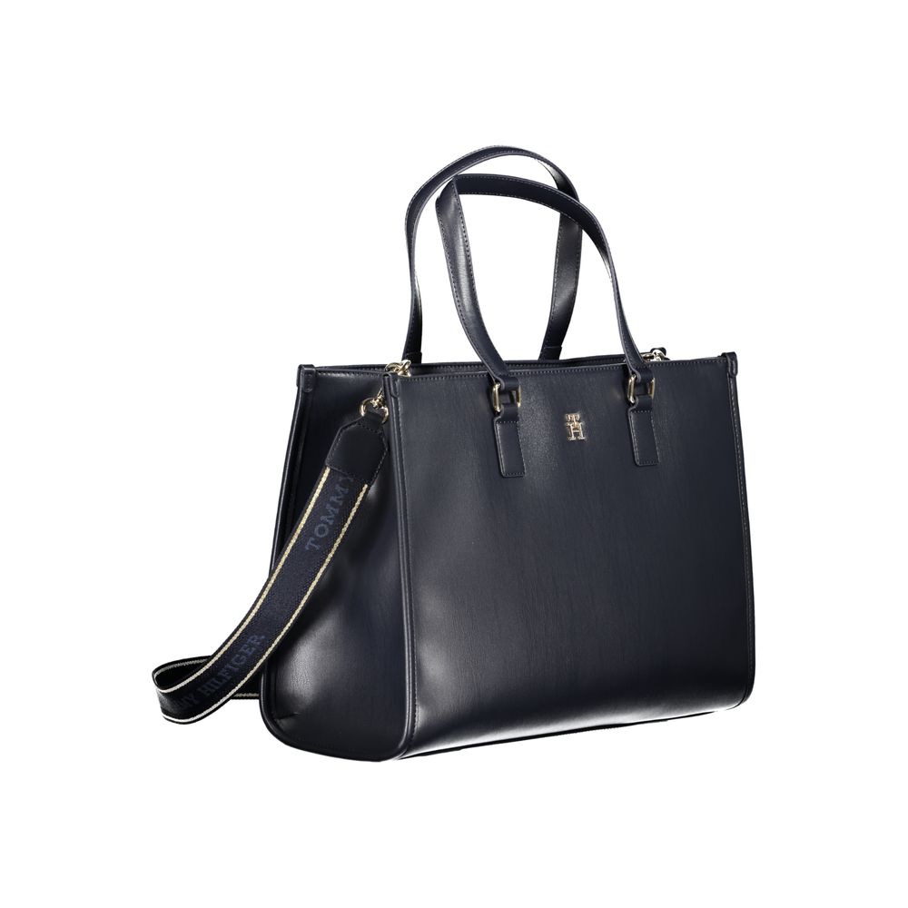 Tommy Hilfiger Blue Polyurethane Women's Women's Bag