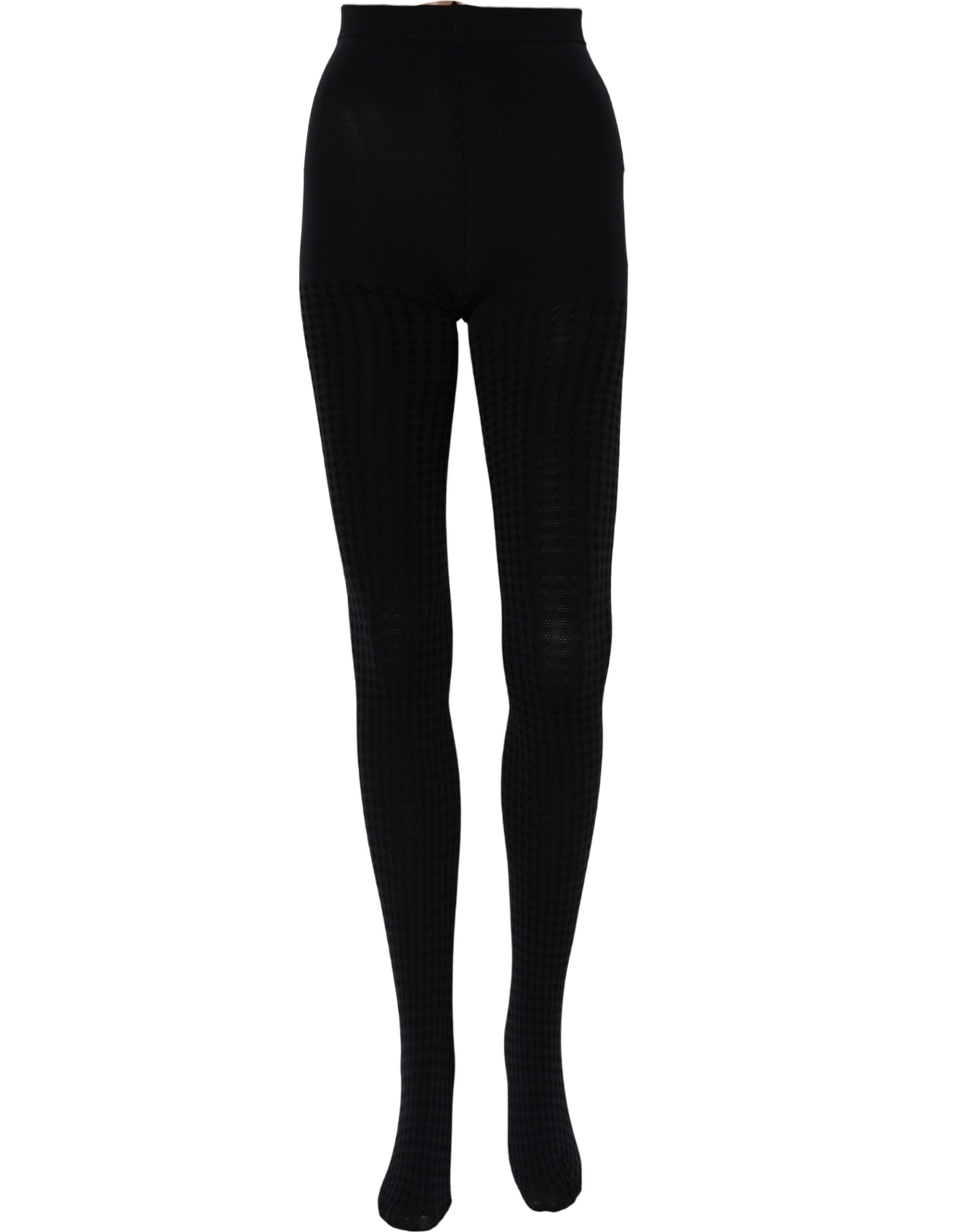 Dolce & Gabbana Black Nylon Tights Stocking Pantyhose Women's Socks