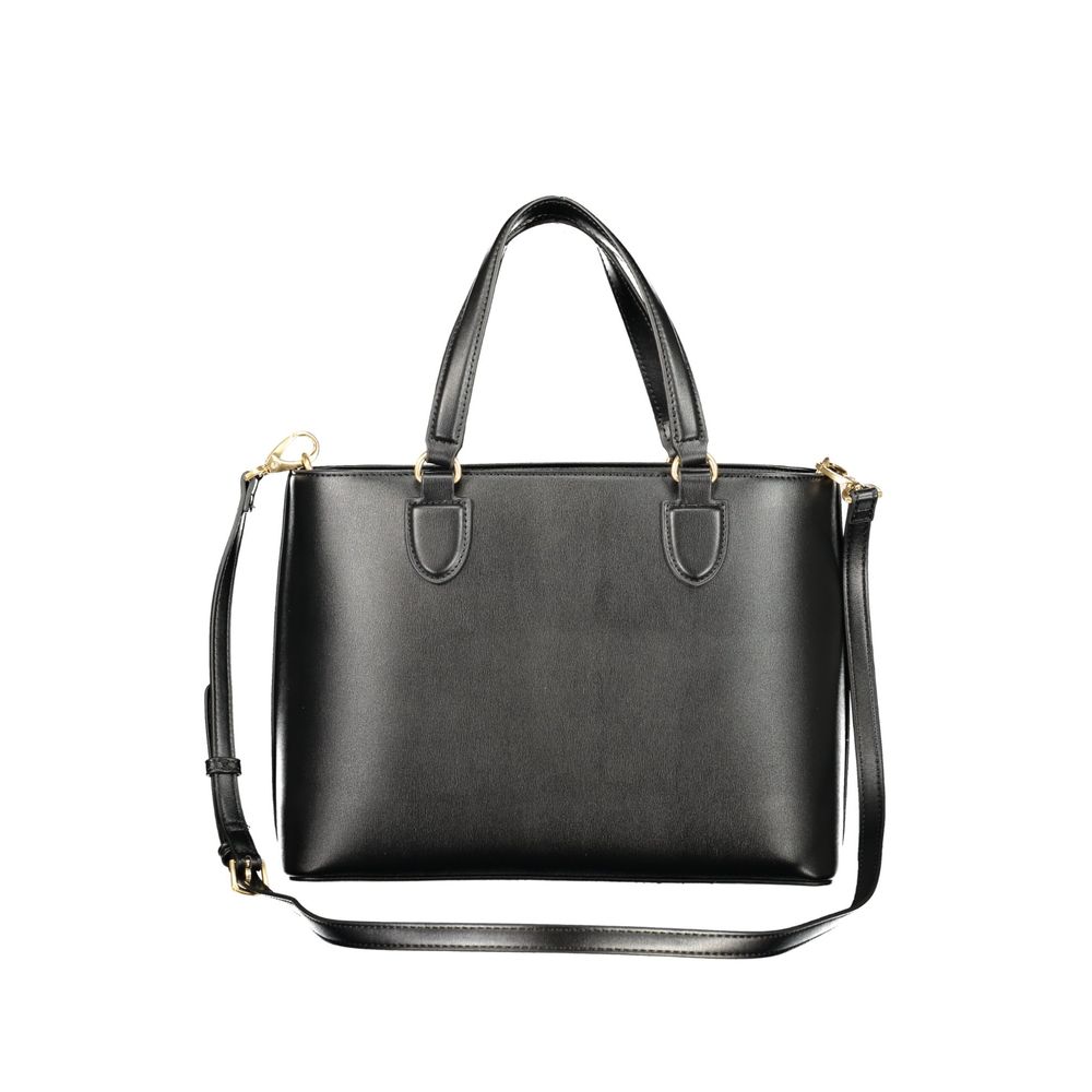 Mario Valentino Black Polyurethane Women's Women's Bag