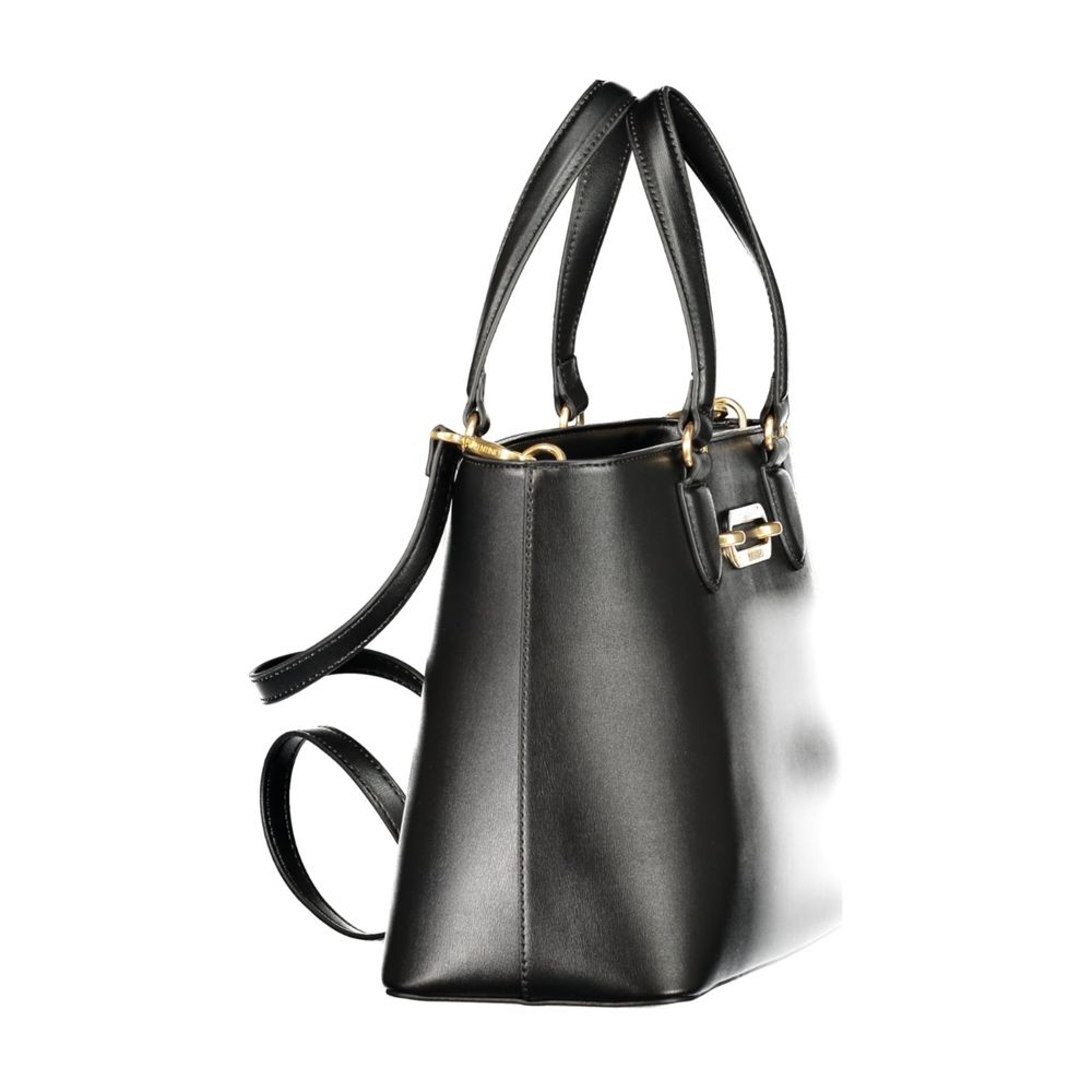 Mario Valentino Black Polyurethane Women's Women's Bag