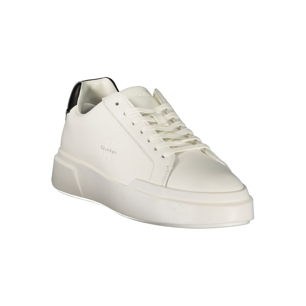 Calvin Klein White Leather Men's Men's Sneaker