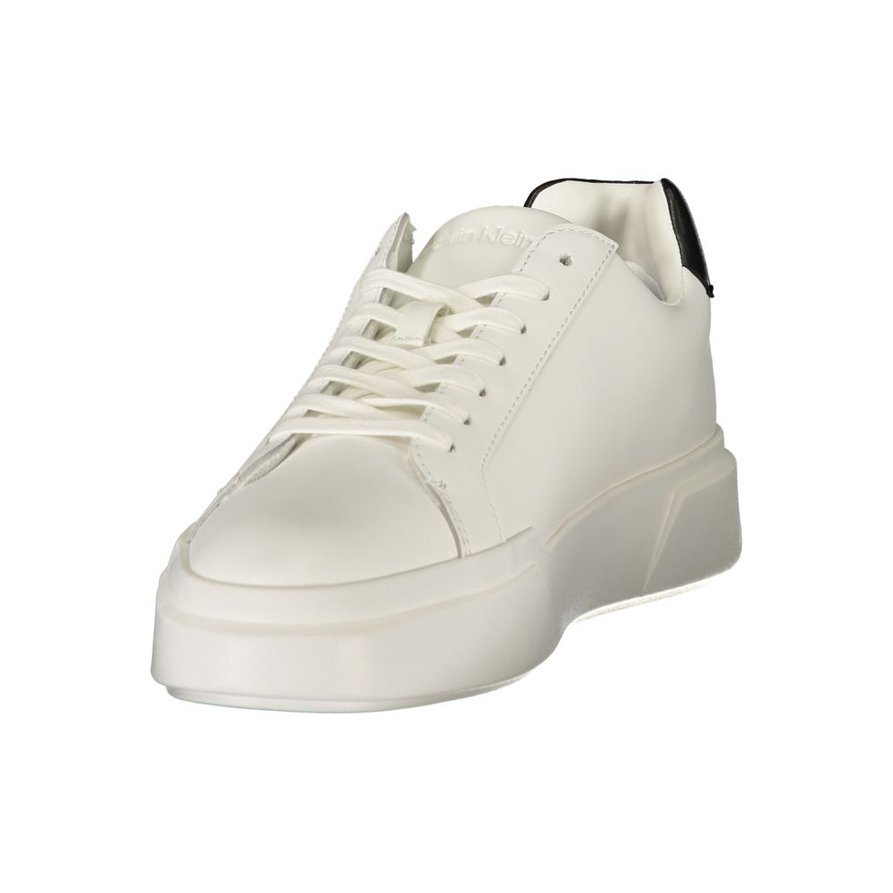 Calvin Klein White Leather Men's Men's Sneaker