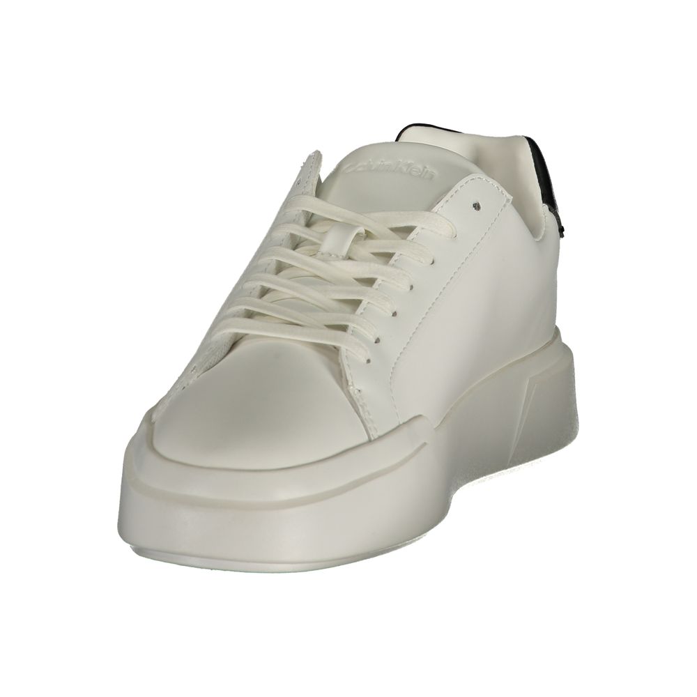 Calvin Klein White Polyurethane Women's Women's Sneaker