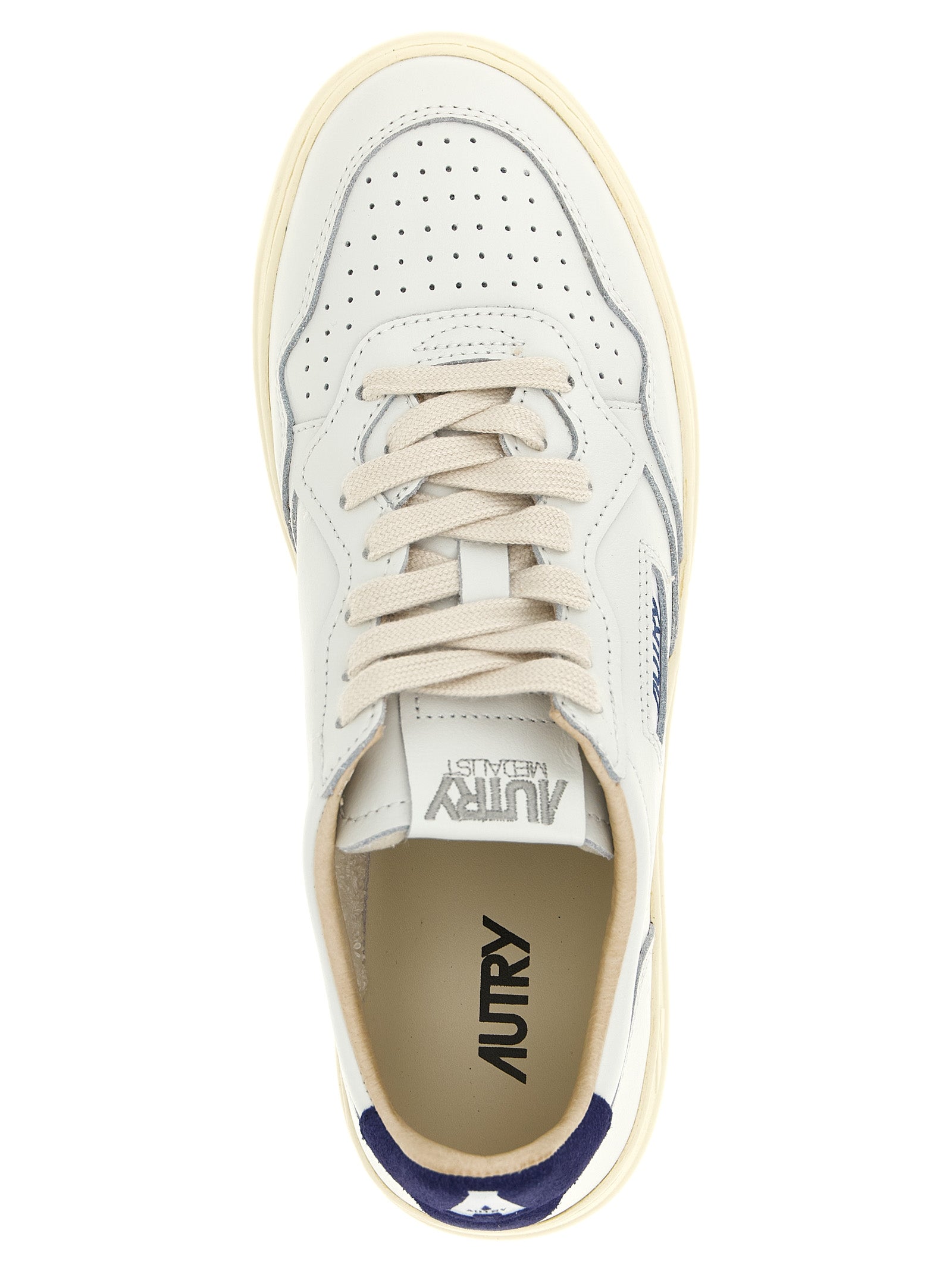 Autry Blue Cowhide Athletic Men's Sneakers