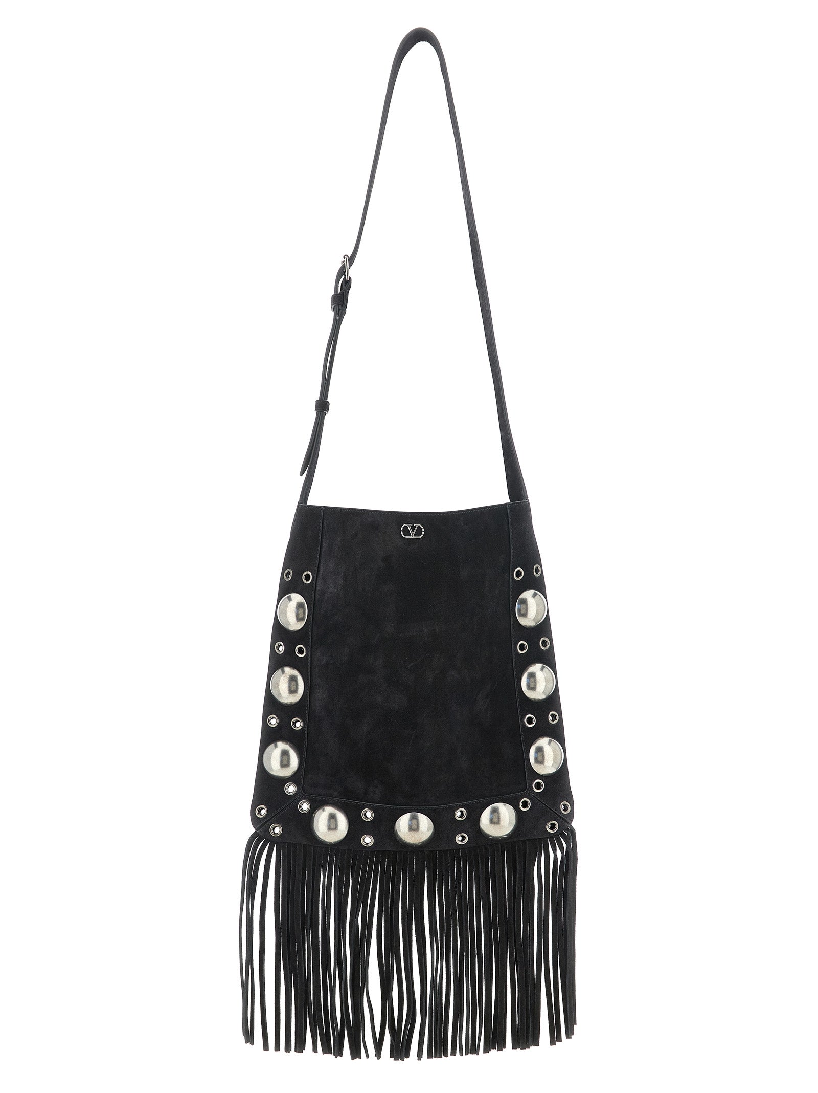 Valentino Garavani Black Calfskin Shoulder Men's Bag