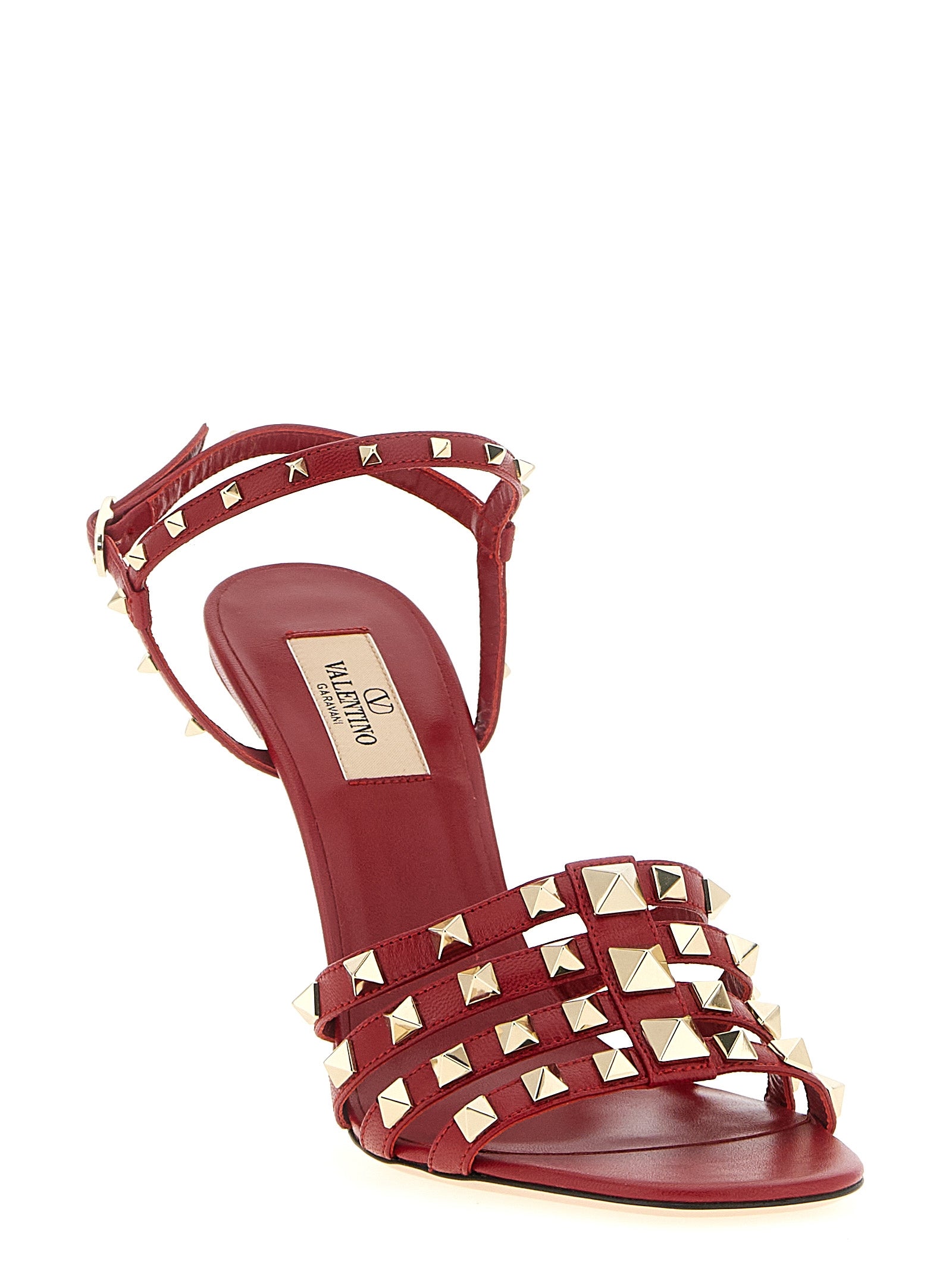 Valentino Garavani Multicolor Calfskin Stiletto Heel Women's Sandals