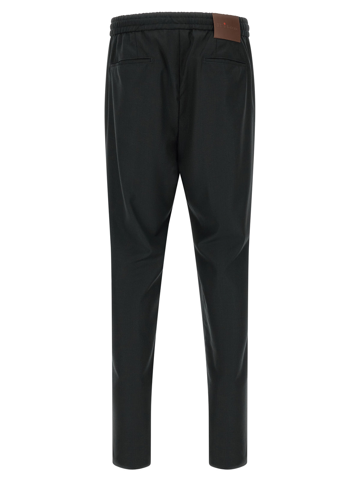 Kiton Gray Wool Casual Men's Pants