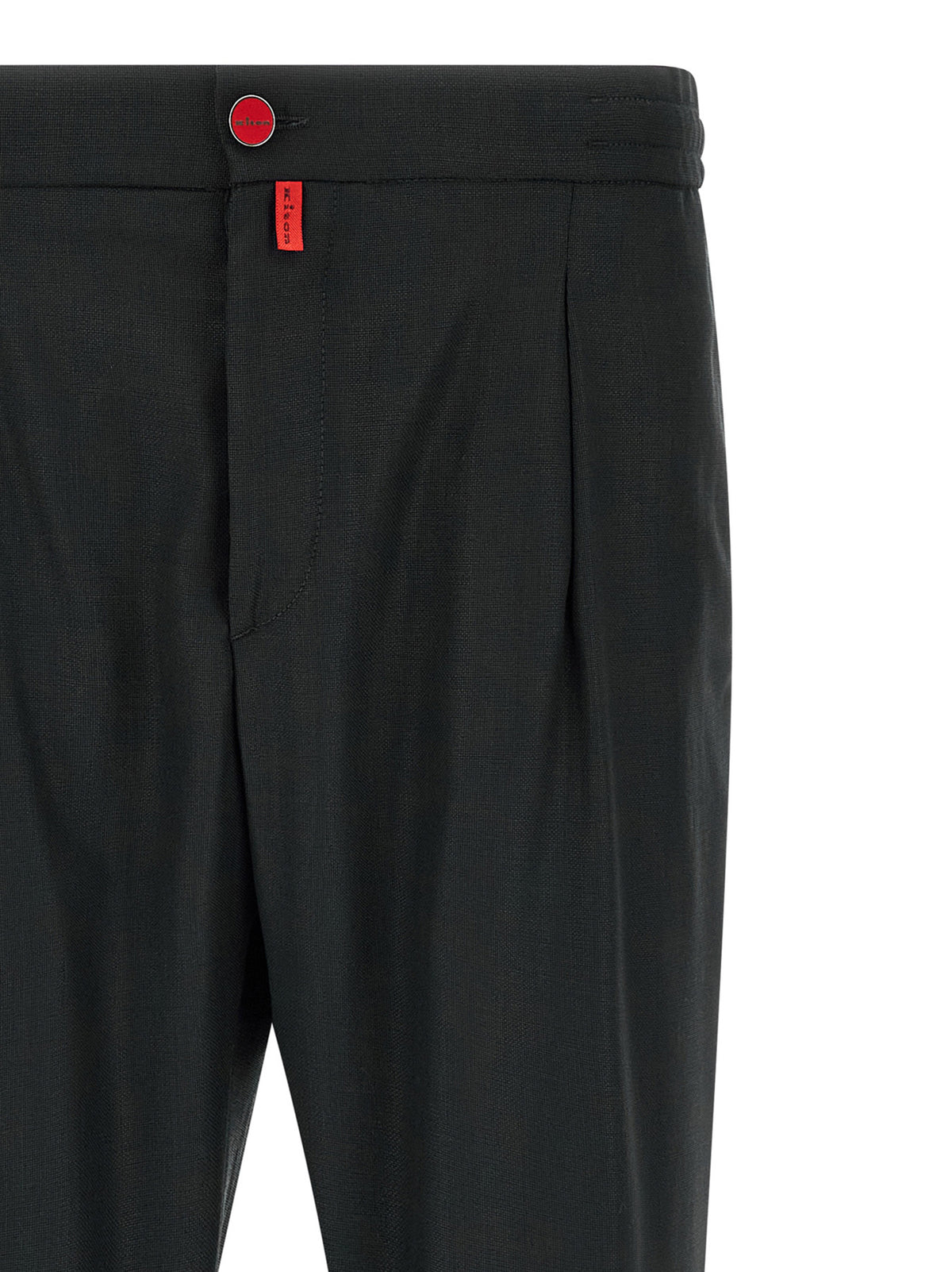 Kiton Gray Wool Casual Men's Pants