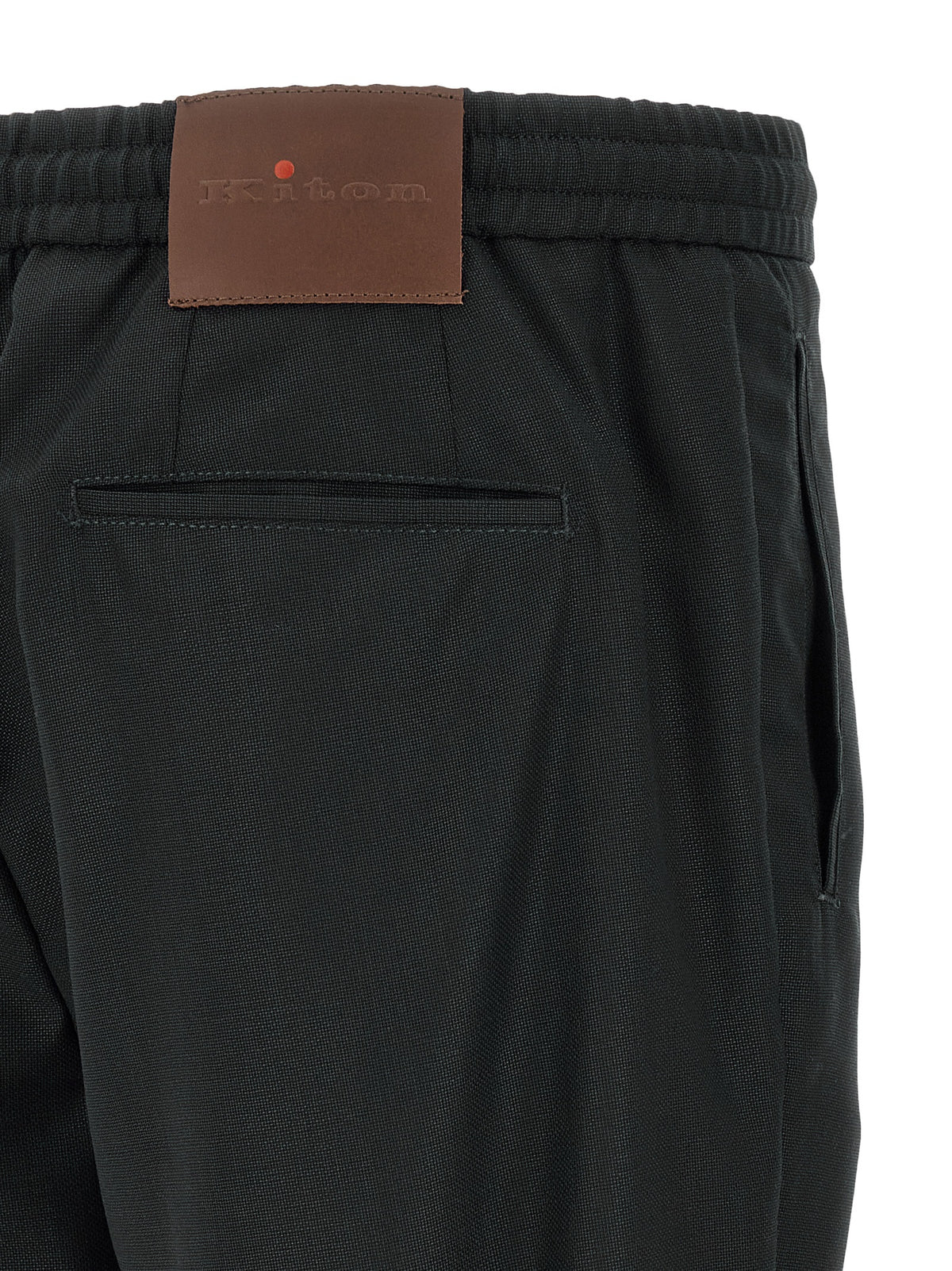 Kiton Gray Wool Casual Men's Pants