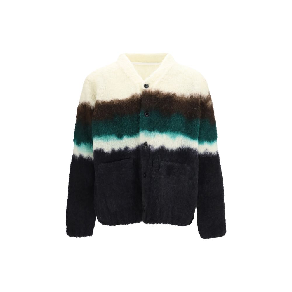 Sacai Multicolor Wool Oves Aries Men's Cardigan