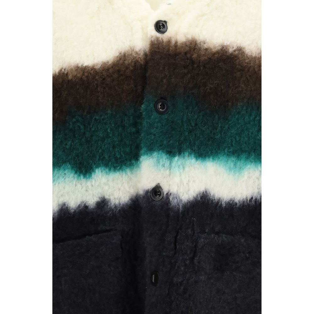 Sacai Multicolor Wool Oves Aries Men's Cardigan