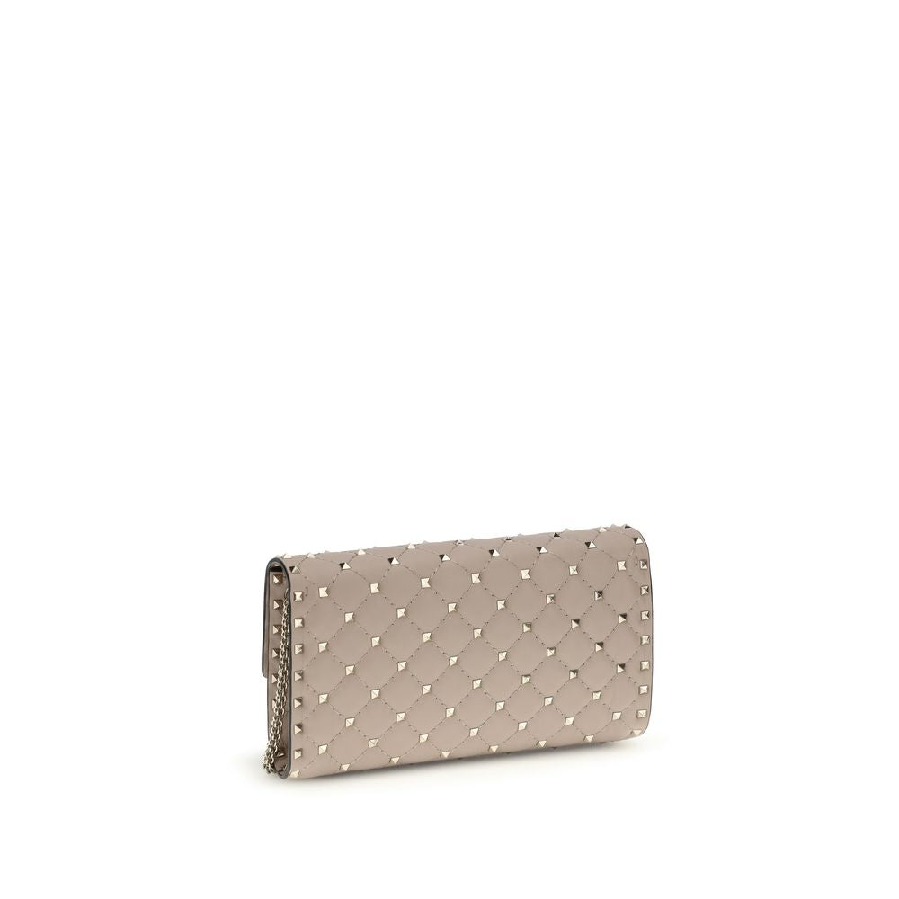 Valentino Garavani Beige Calf Leather Bos Taurus Shoulder Women's Bag