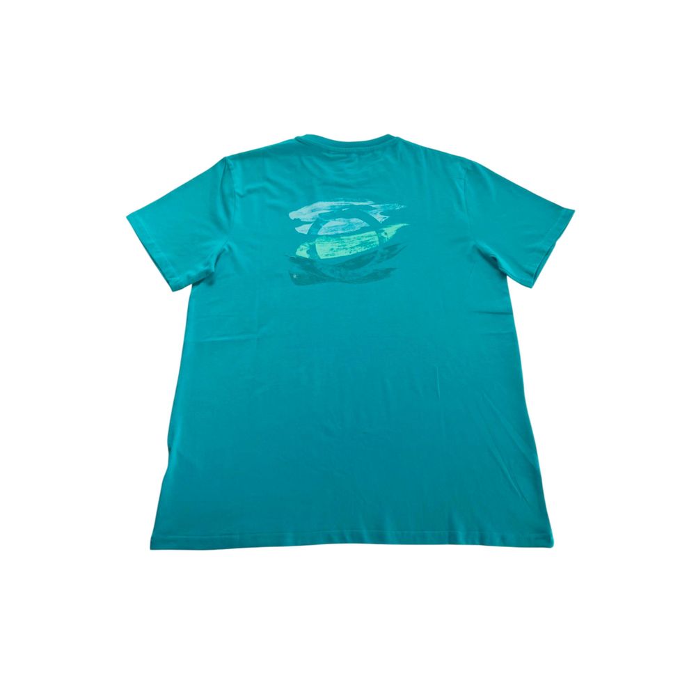 Trussardi Beachwear Light Blue Cotton Men Men's T-Shirt