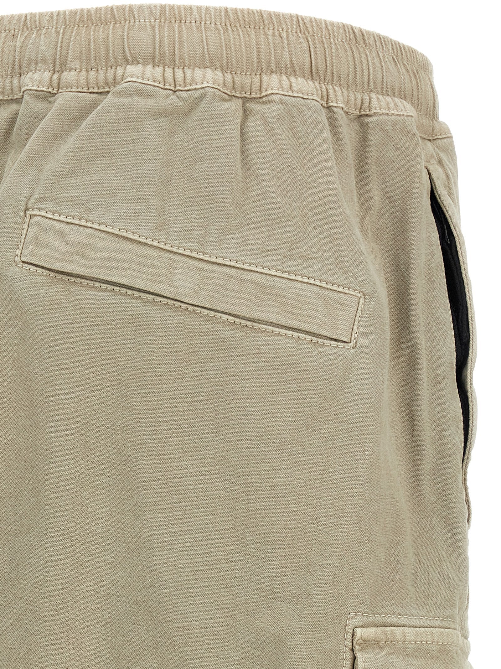 Stone Island Beige Cotton Cargo Men's Pants