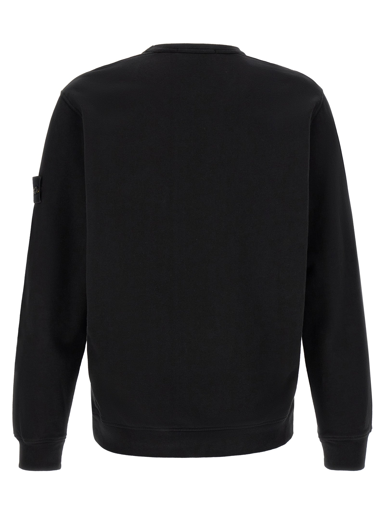 Stone Island Black Cotton Men's Sweatshirt