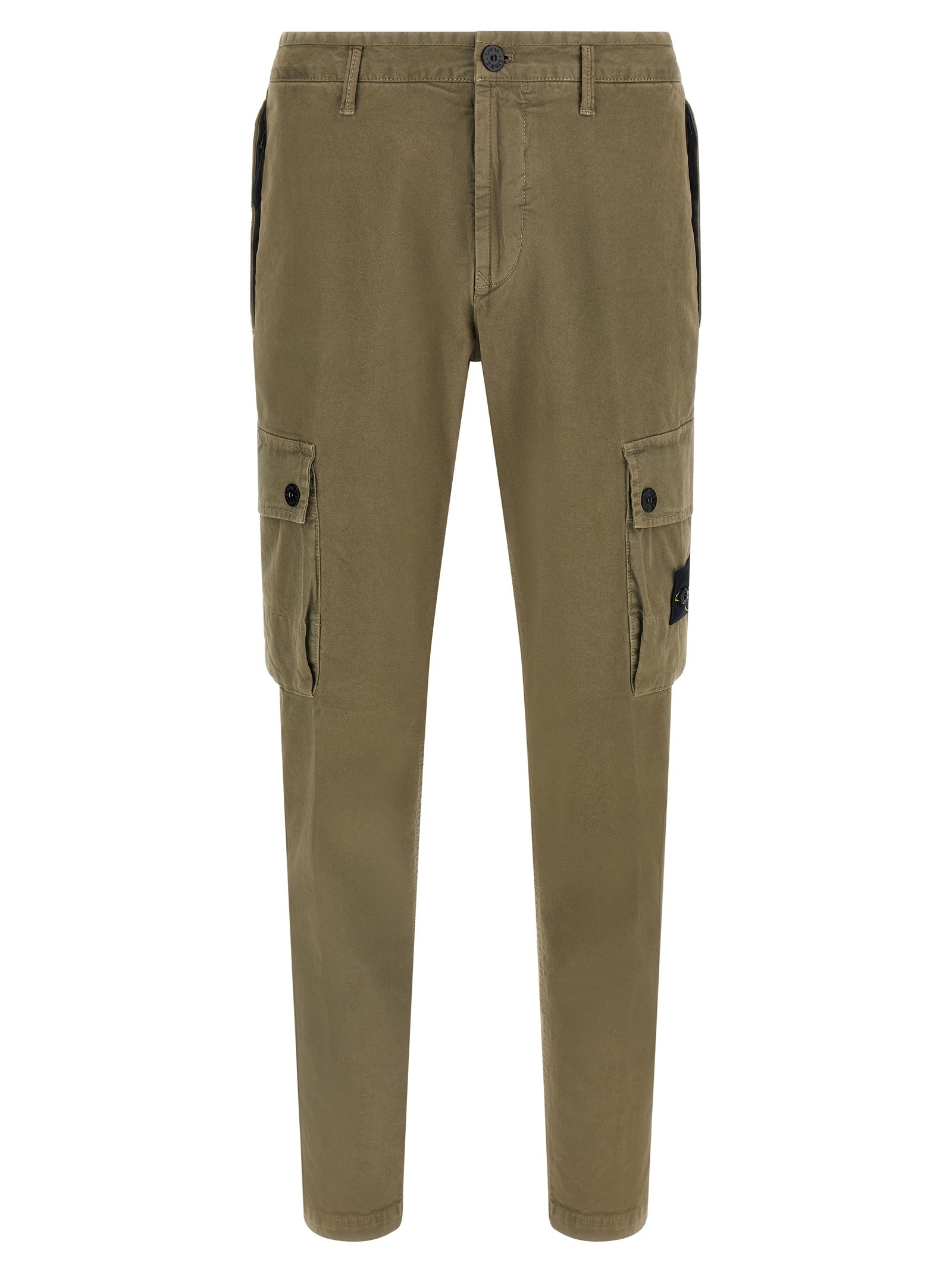 Stone Island Bicolor Cotton Cargo Men's Pants