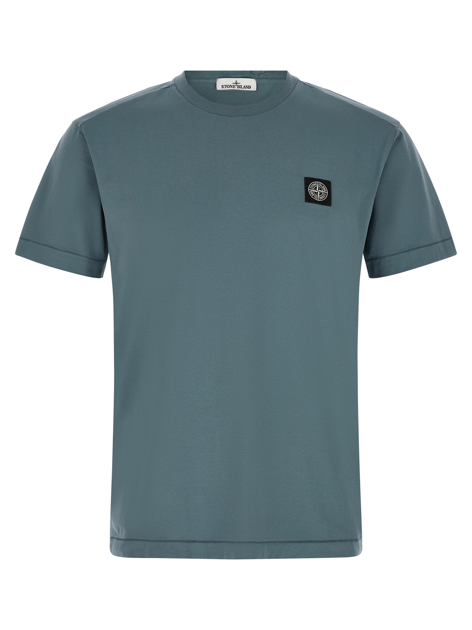 Stone Island Blue Cotton Men's T-Shirt