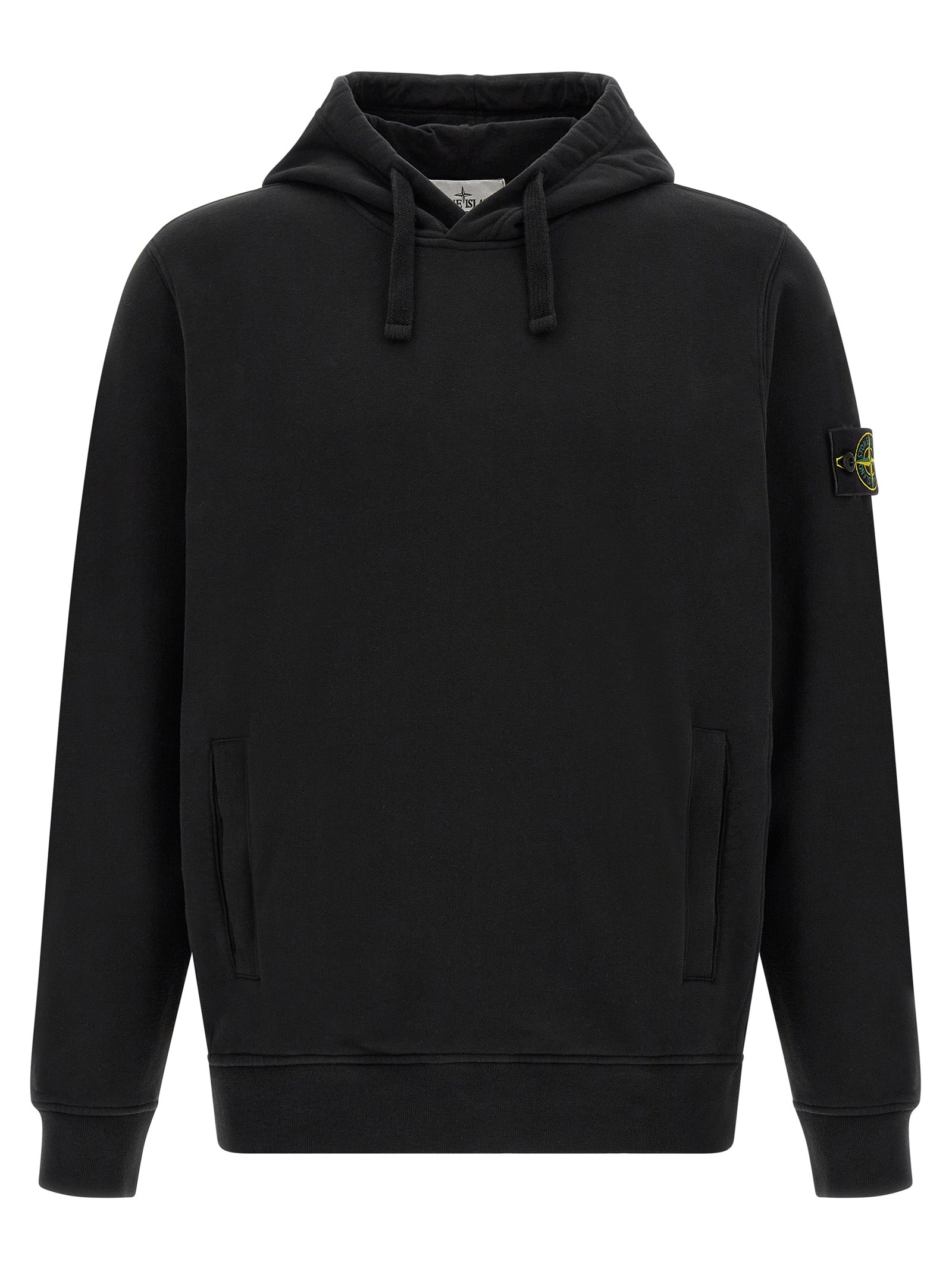 Stone Island Black Cotton Men's Sweatshirt