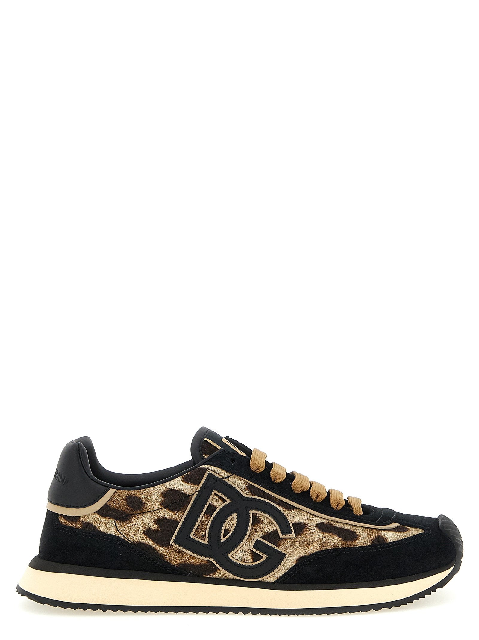 Dolce & Gabbana Multicolor Cotton Low Top Women's Sneakers