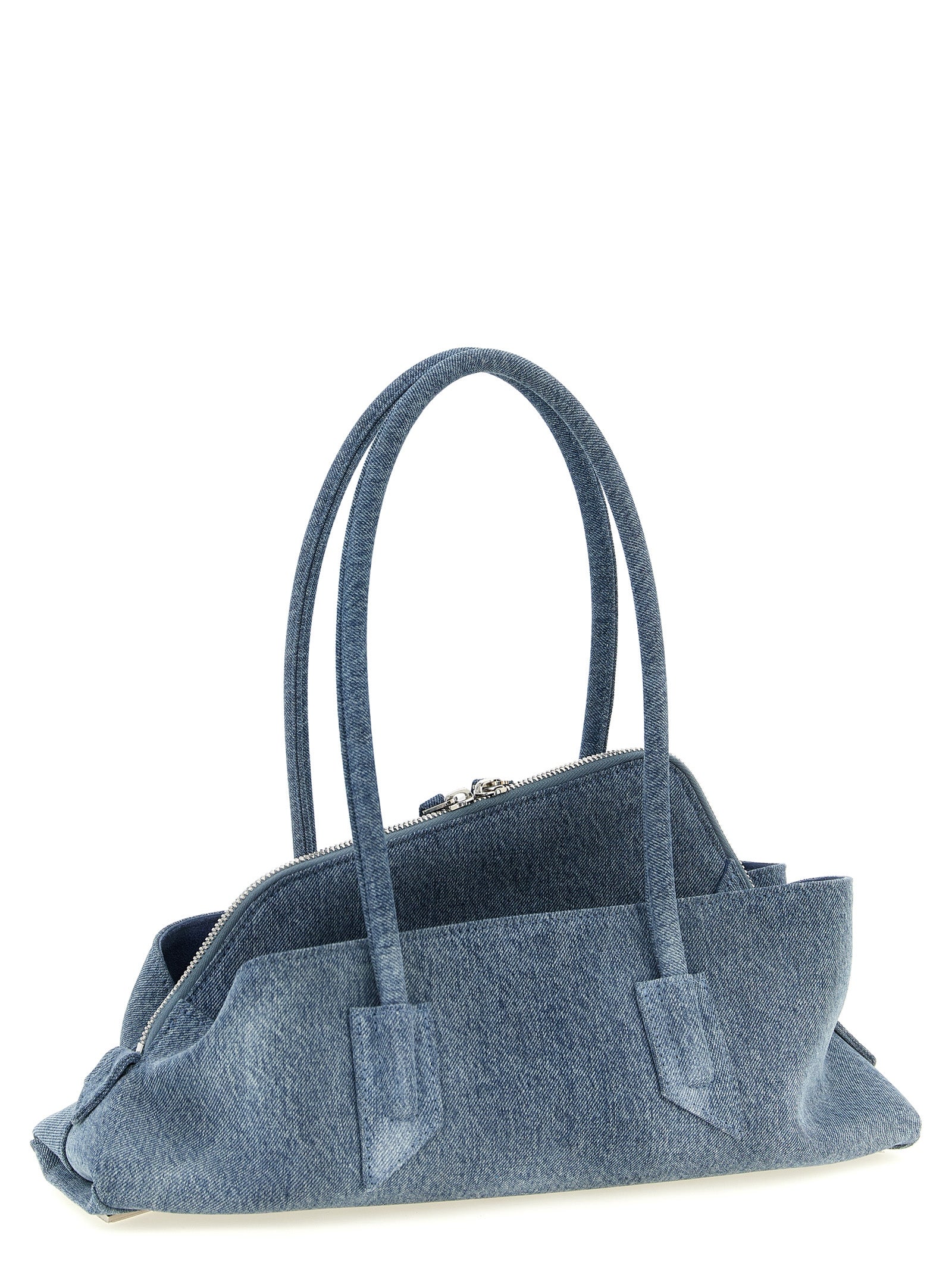 The Attico Blue Cotton Shoulder Women's Bag