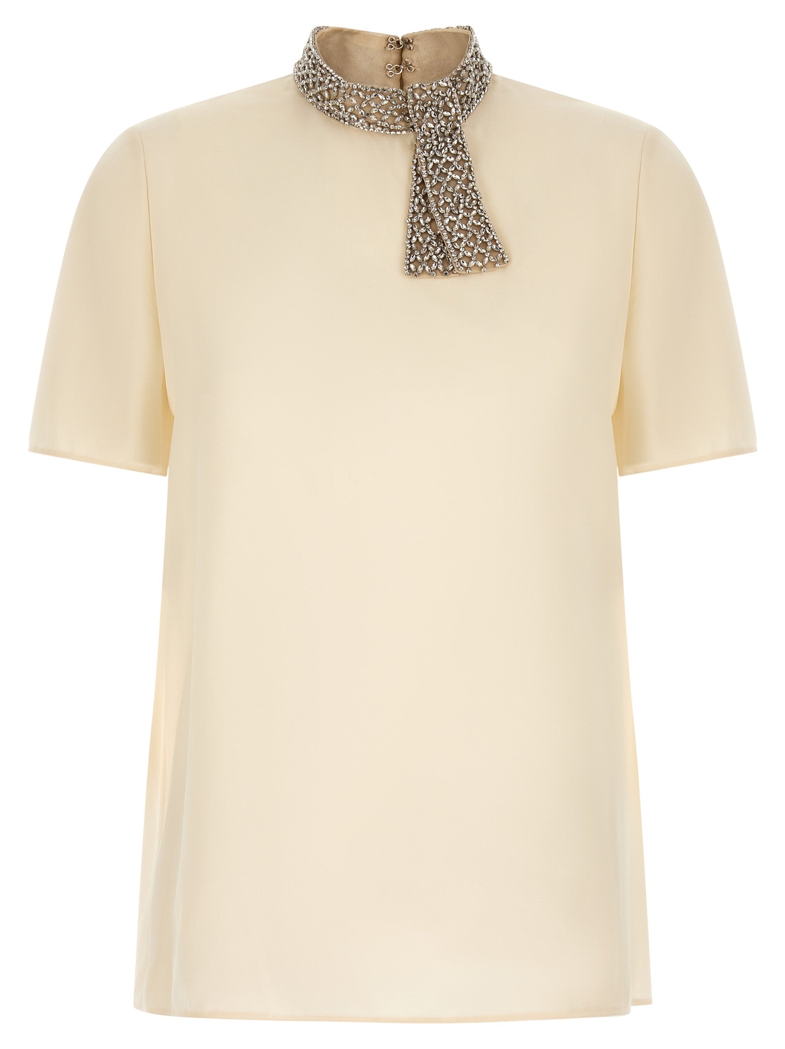 Valentino Garavani White Silk Tank Women's Tops