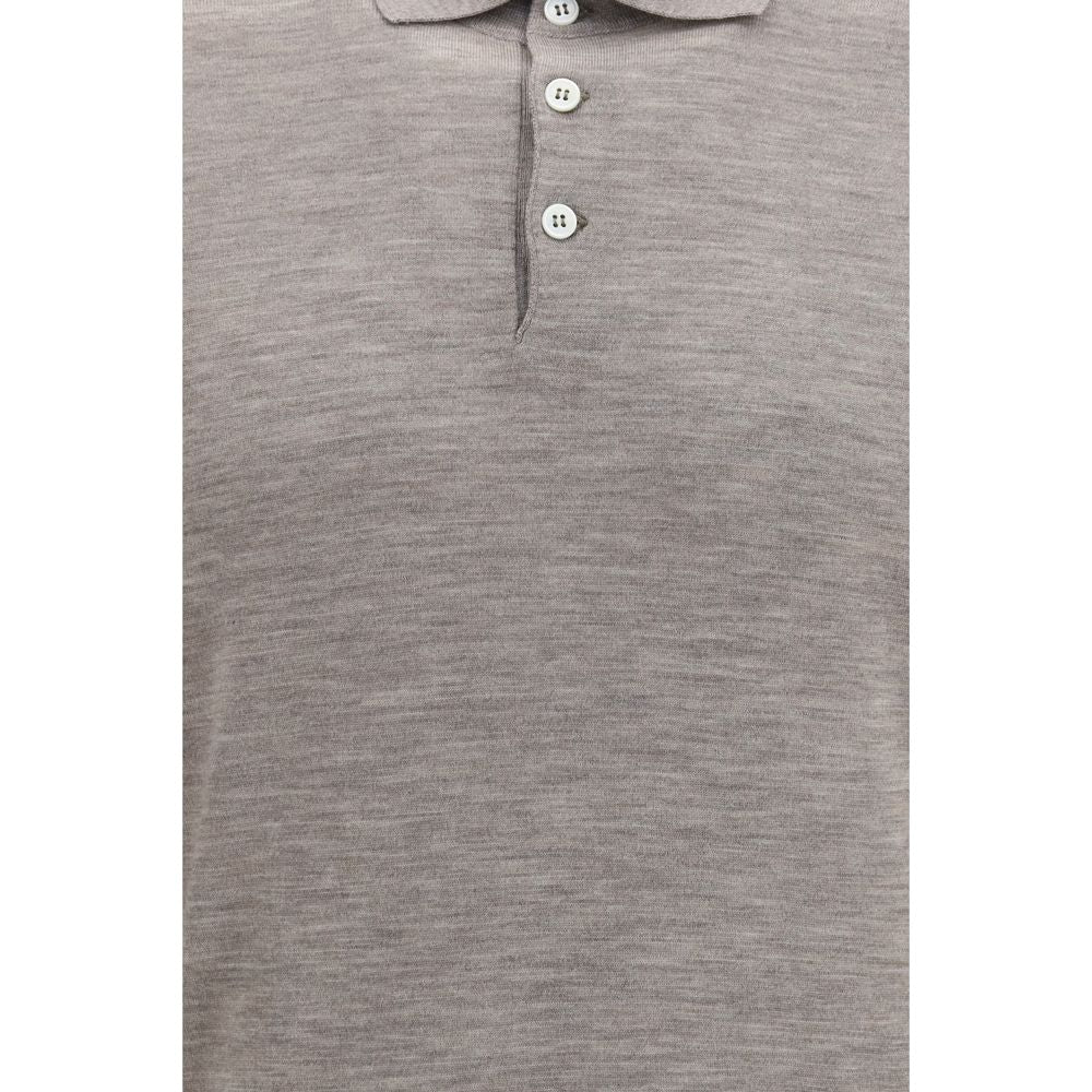 Brunello Cucinelli Gray Cashmere Men's Sweatshirt